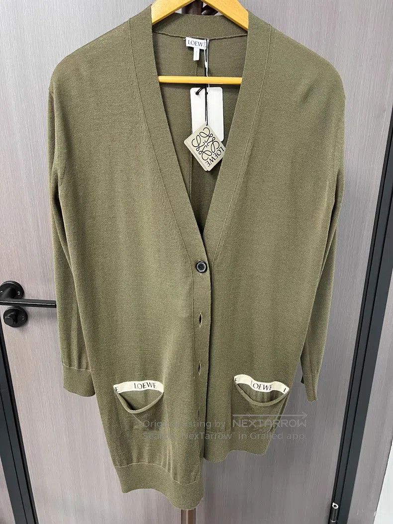 Loewe Loewe Wool Cardigan, Classic V-Neck Design, Pockets with B Size S / US 4 / IT 40 - 1 Thumbnail