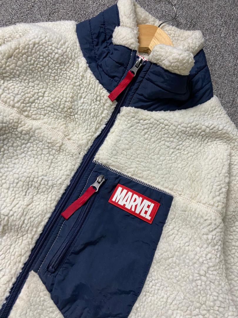 Marvel Comics Marvel Comics Brand Sherpa Fleece Jacket (183) Size US L / EU 52-54 / 3 - 8 Thumbnail
