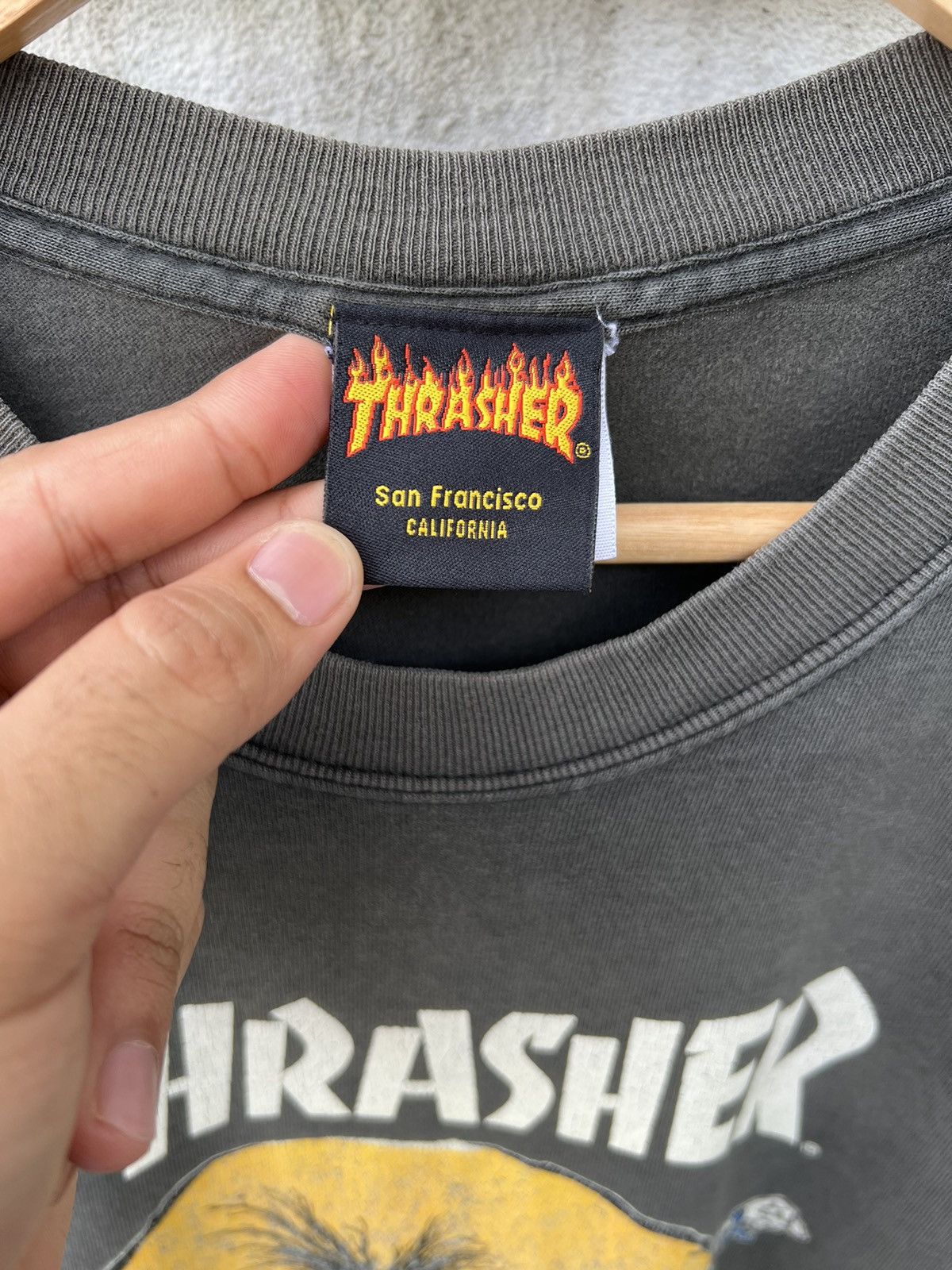 Thrasher × Vintage Rare Vintage Thrasher Pushead Size US L / EU 52-54 / 3 - 3 Thumbnail