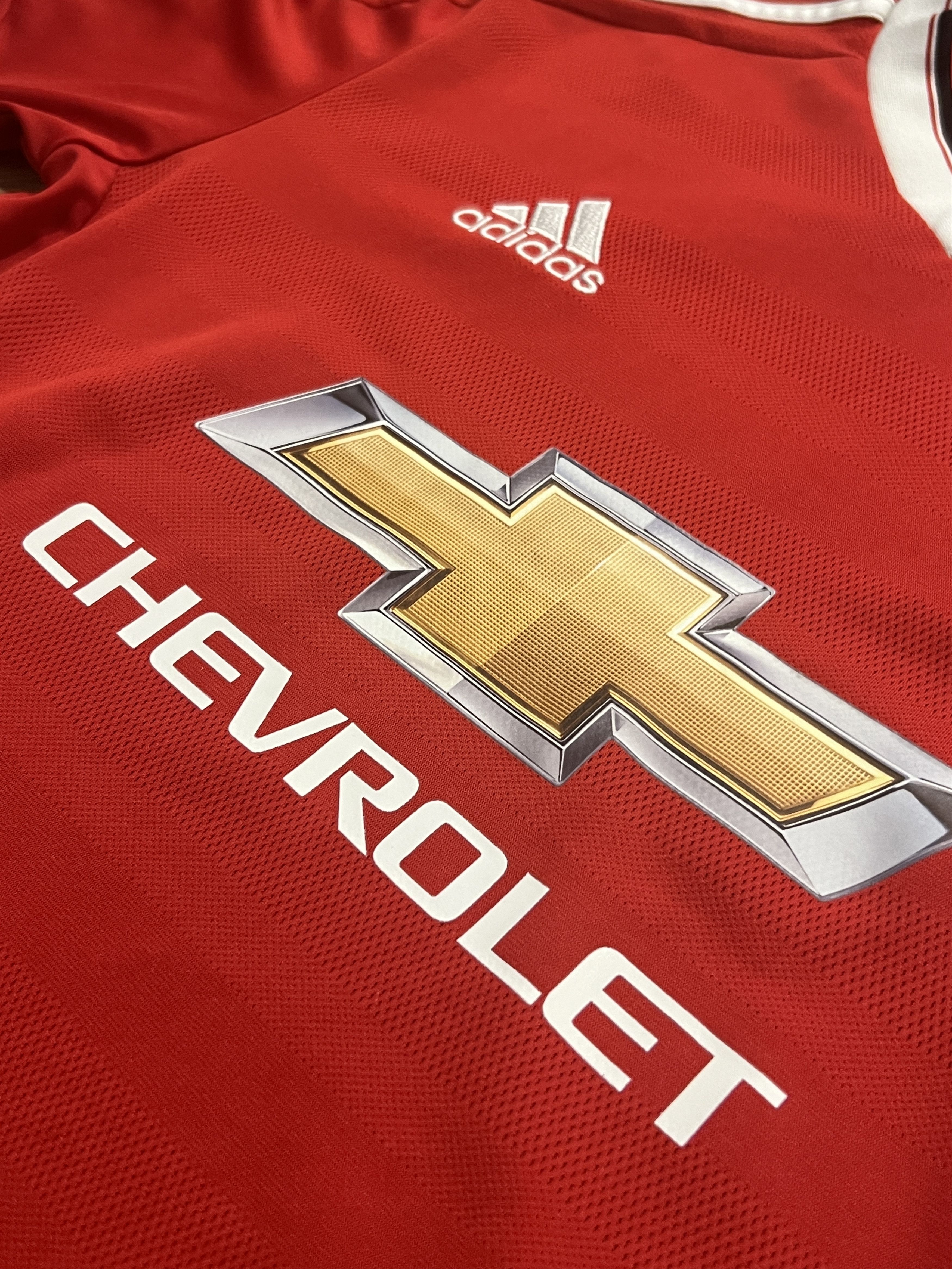 Adidas Soccer Jersey Adidas Manchester United 2015 Chevrolet Size US S / EU 44-46 / 1 - 3 Thumbnail