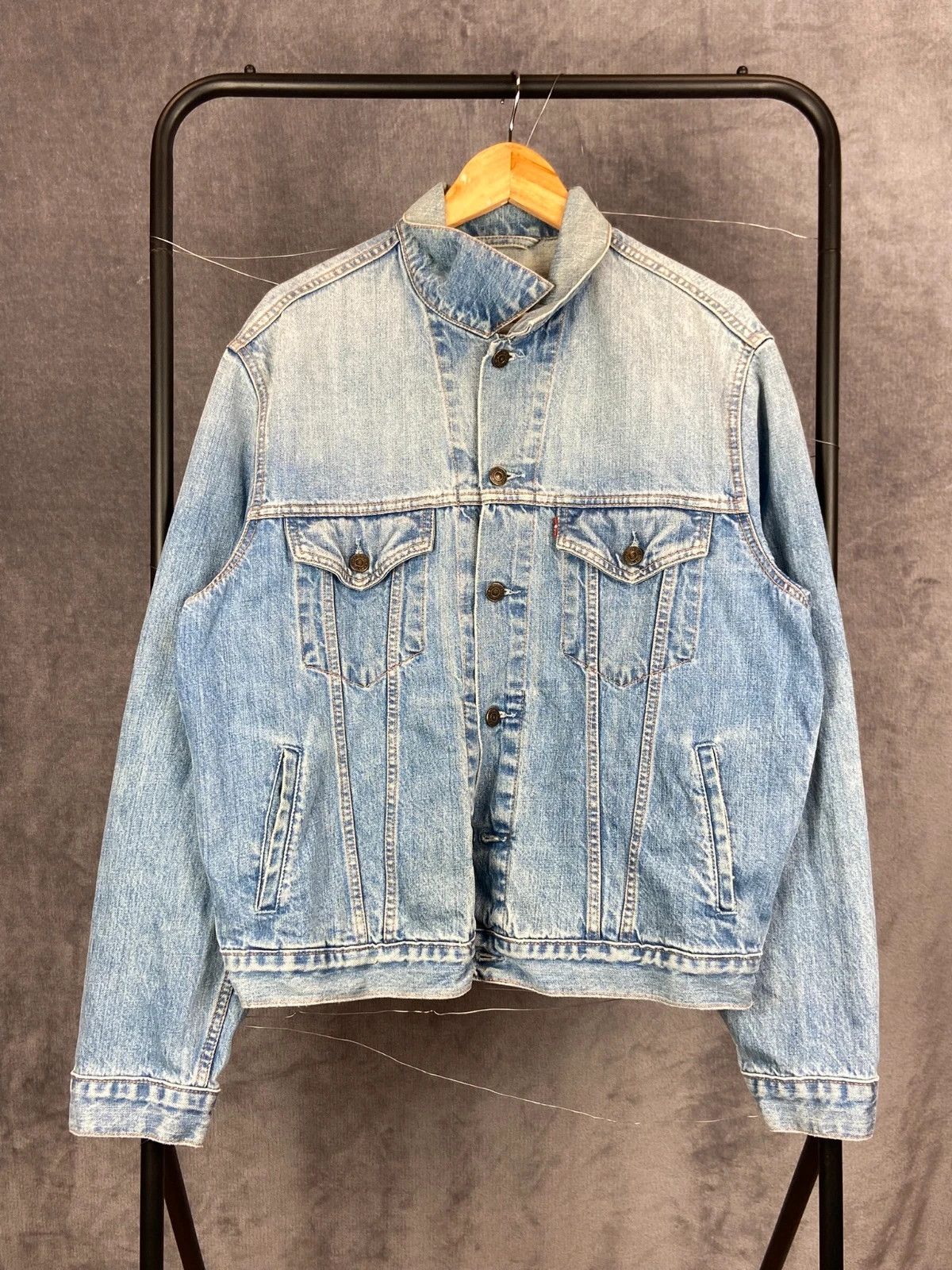 Levi's Levi’s Blue Denim Jacket L Vintage Streetwear Size US L / EU 52-54 / 3 - 1 Thumbnail