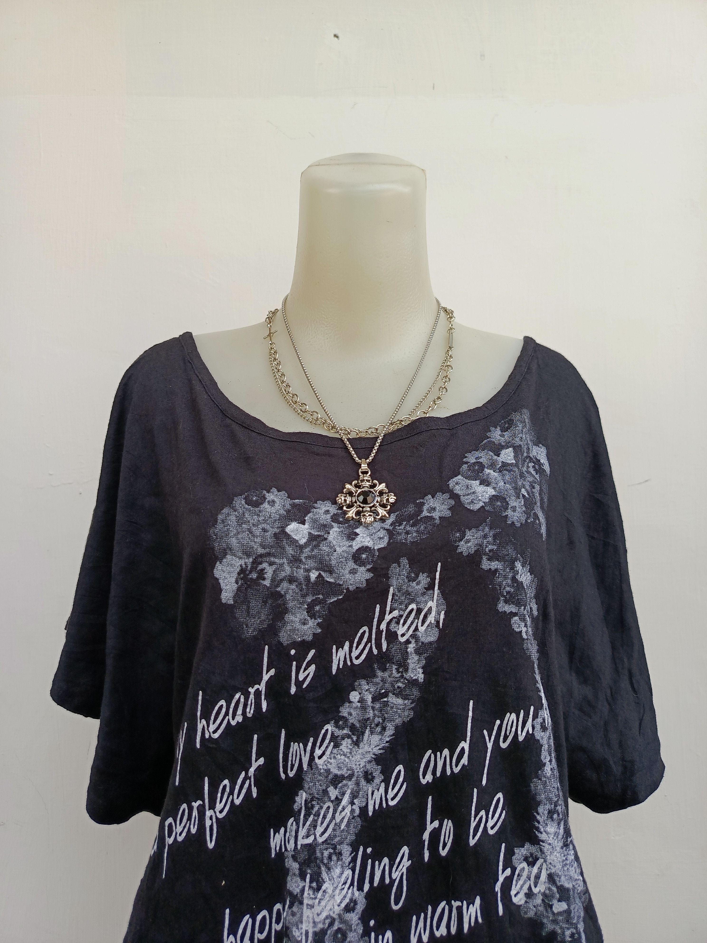 Japanese Brand Sky Bomber Gothic Fairy Grunge Tunic Top Size L / US 10 / IT 46 - 2 Thumbnail