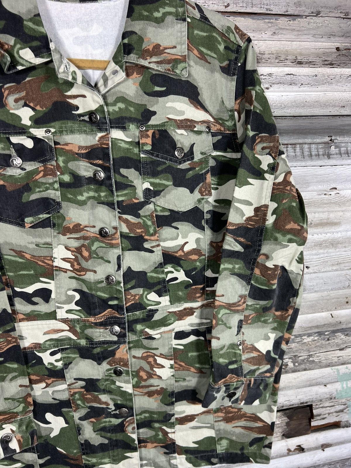 Vintage Vintage Camo Jacket Size US XL / EU 56 / 4 - 3 Thumbnail