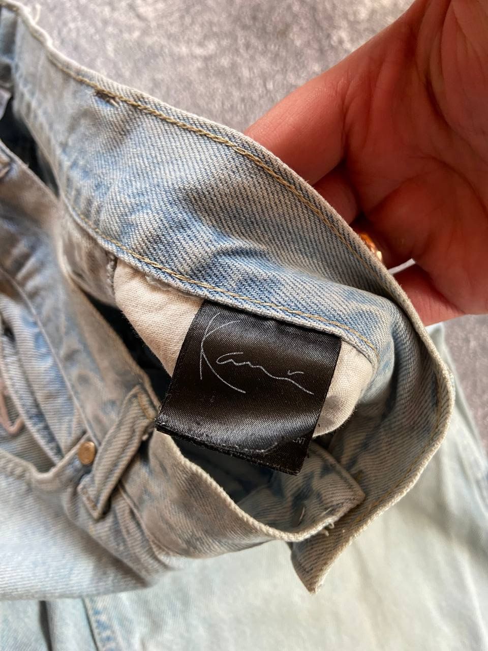 Karl Kani Vintage Karl Kani Y2K distressed rep denim pants Size US 32 / EU 48 - 7 Thumbnail