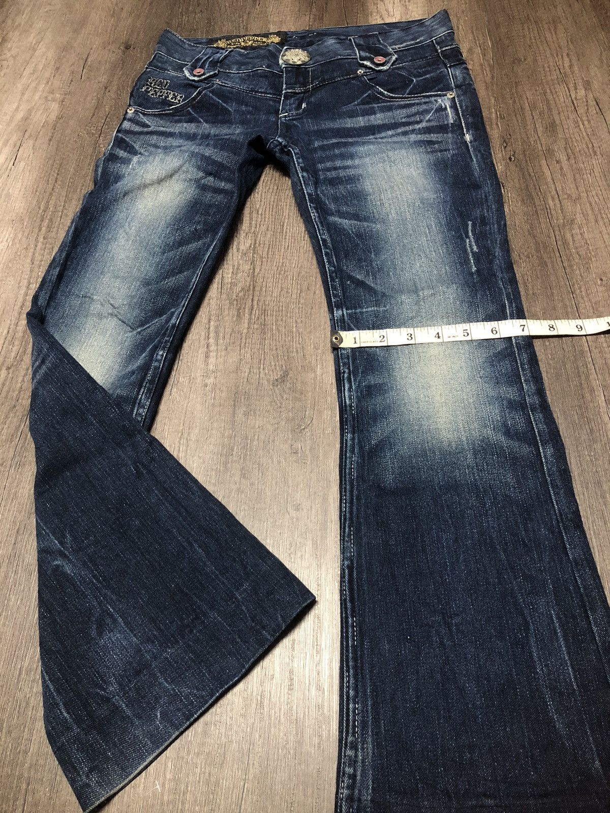 Designer × Japanese Brand Vintage Red Pepper Jeans Gold Label Japanes Brand Size 30" / US 8 / IT 44 - 8 Thumbnail