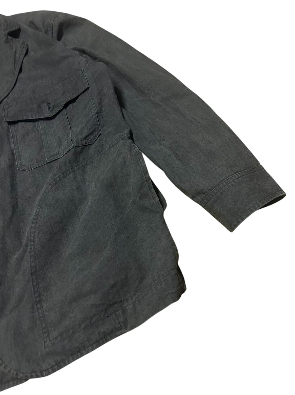 Comme des Garcons Homme Plus × Rei Kawakubo Trashed French Vintage Comme des garçon Home Work Jacket Size US M / EU 48-50 / 2 - 4 Thumbnail