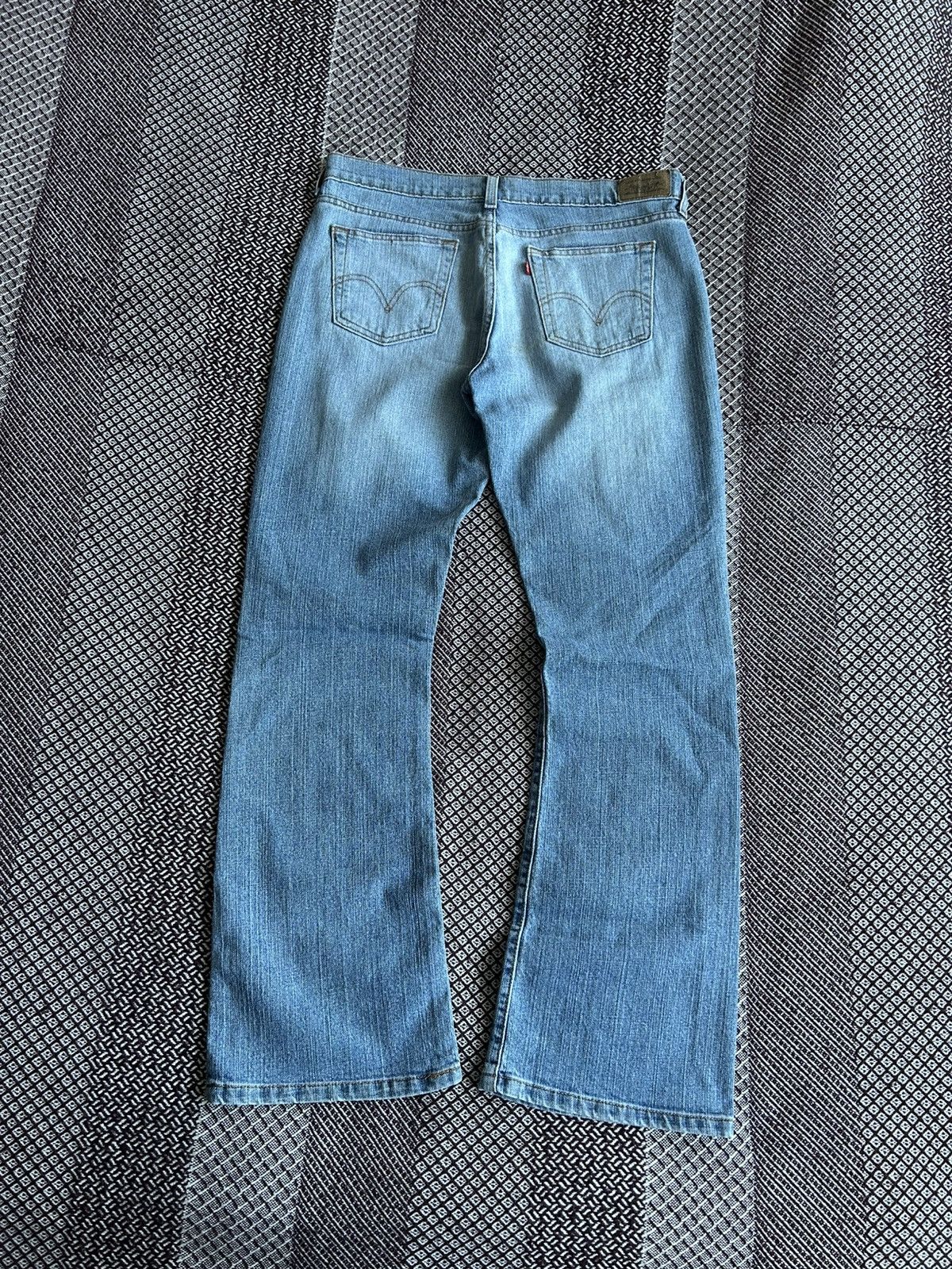 Levi's Vintage Flared Levis 515 Boot Cut Washed 00s Streetwear Y2K Size 32" / US 10 / IT 46 - 7 Thumbnail