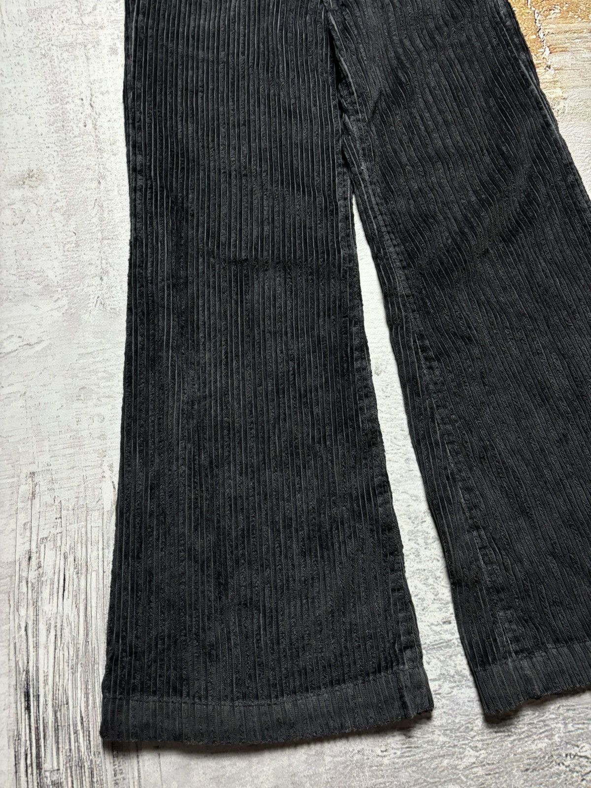 Vintage Flared velvet vintage wide pants Size 26" / US 2 / IT 38 - 4 Thumbnail