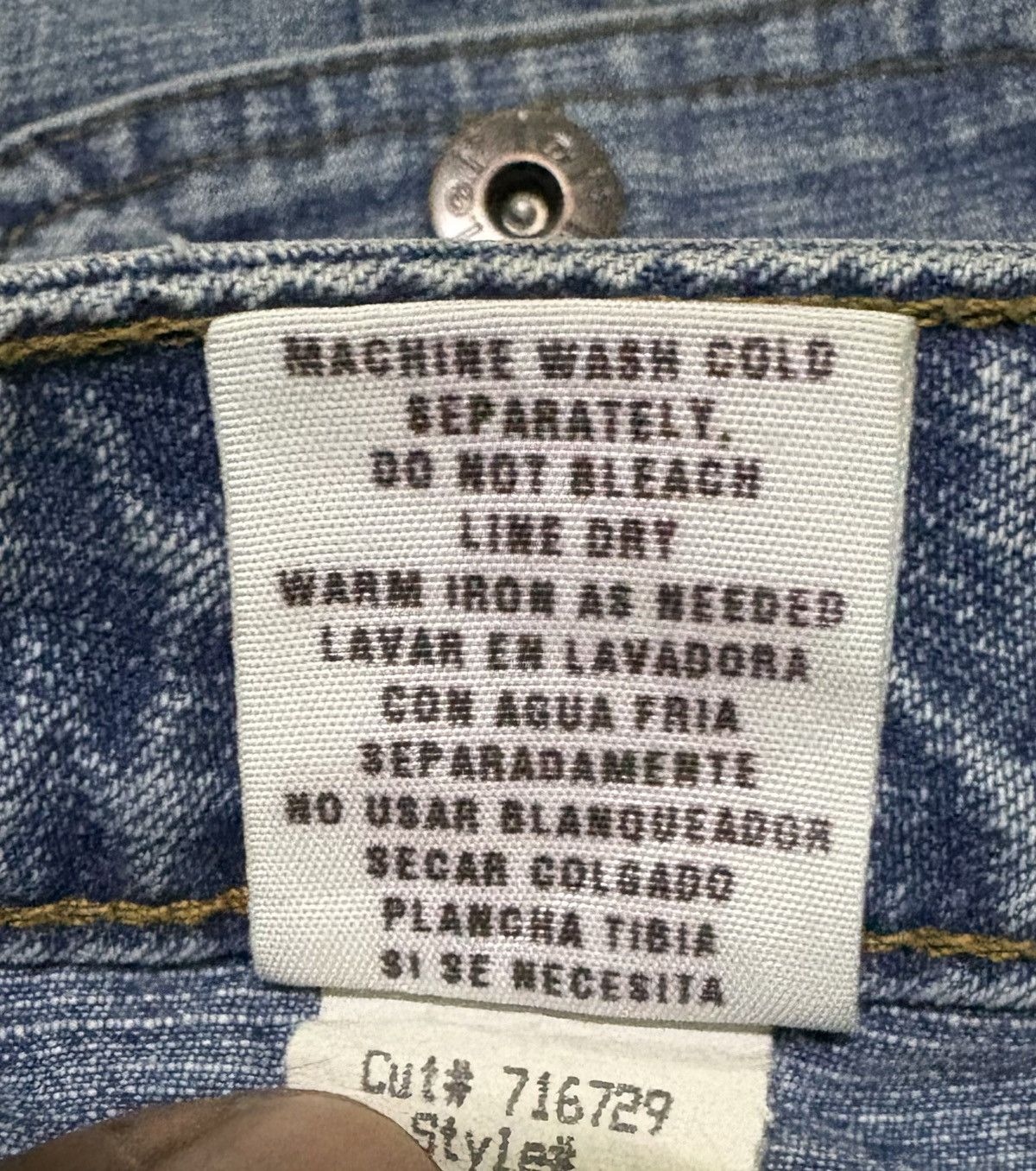 L.E.I. L.e.i Streetwear Jeans Flared Double Pocket Infront Denim Size US 32 / EU 48 - 20 Thumbnail