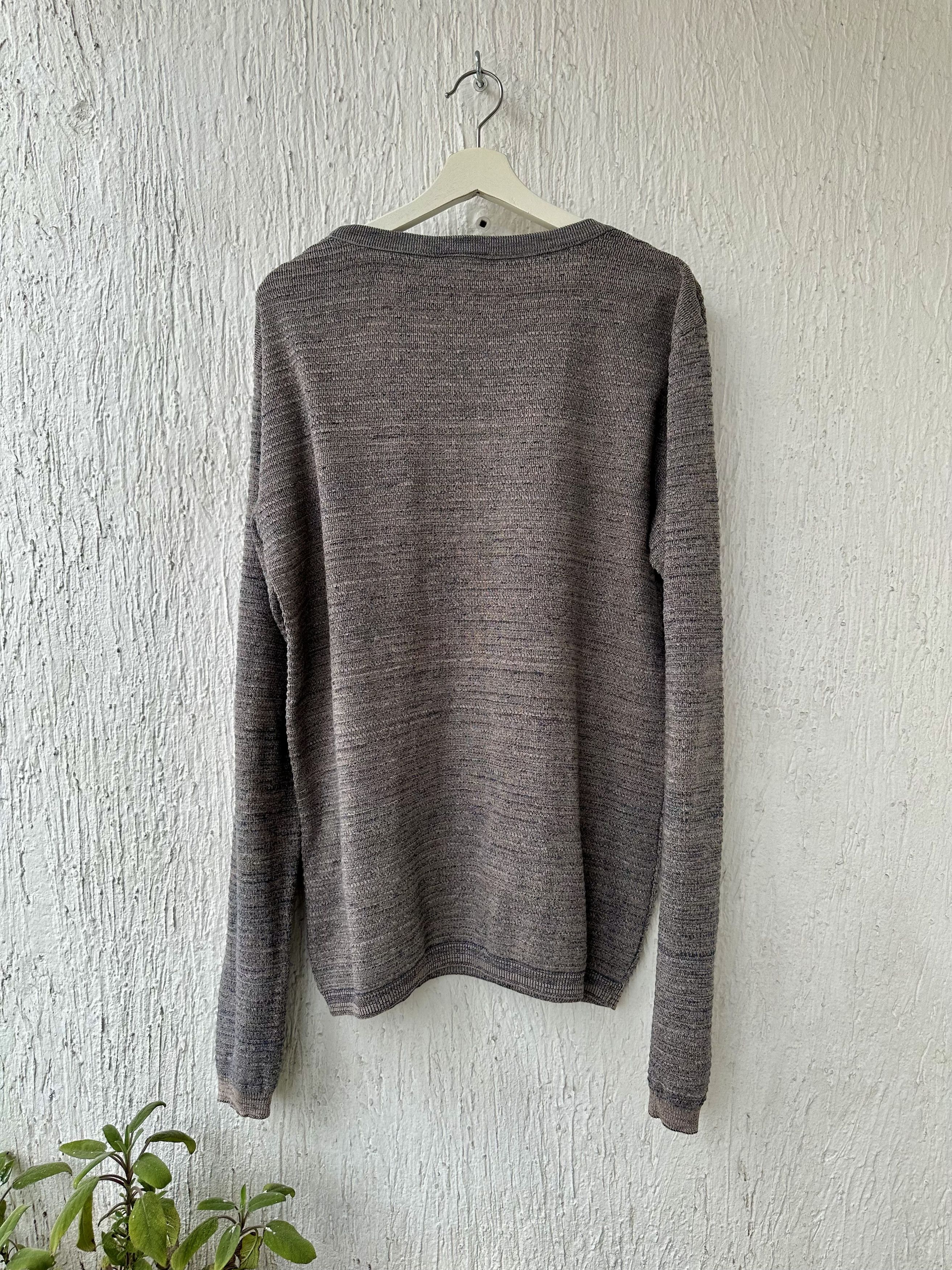 S.N.S. Herning grey crewneck cotton sweater Size US XL / EU 56 / 4 - 3 Thumbnail