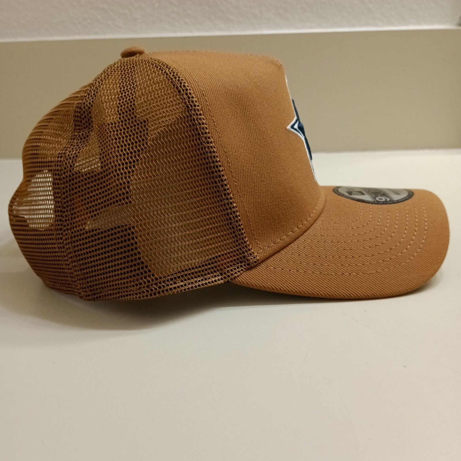 New Era Dallas Cowboys New Era 9Forty Adjustable Trucker Hat Brown Size ONE SIZE - 2 Thumbnail