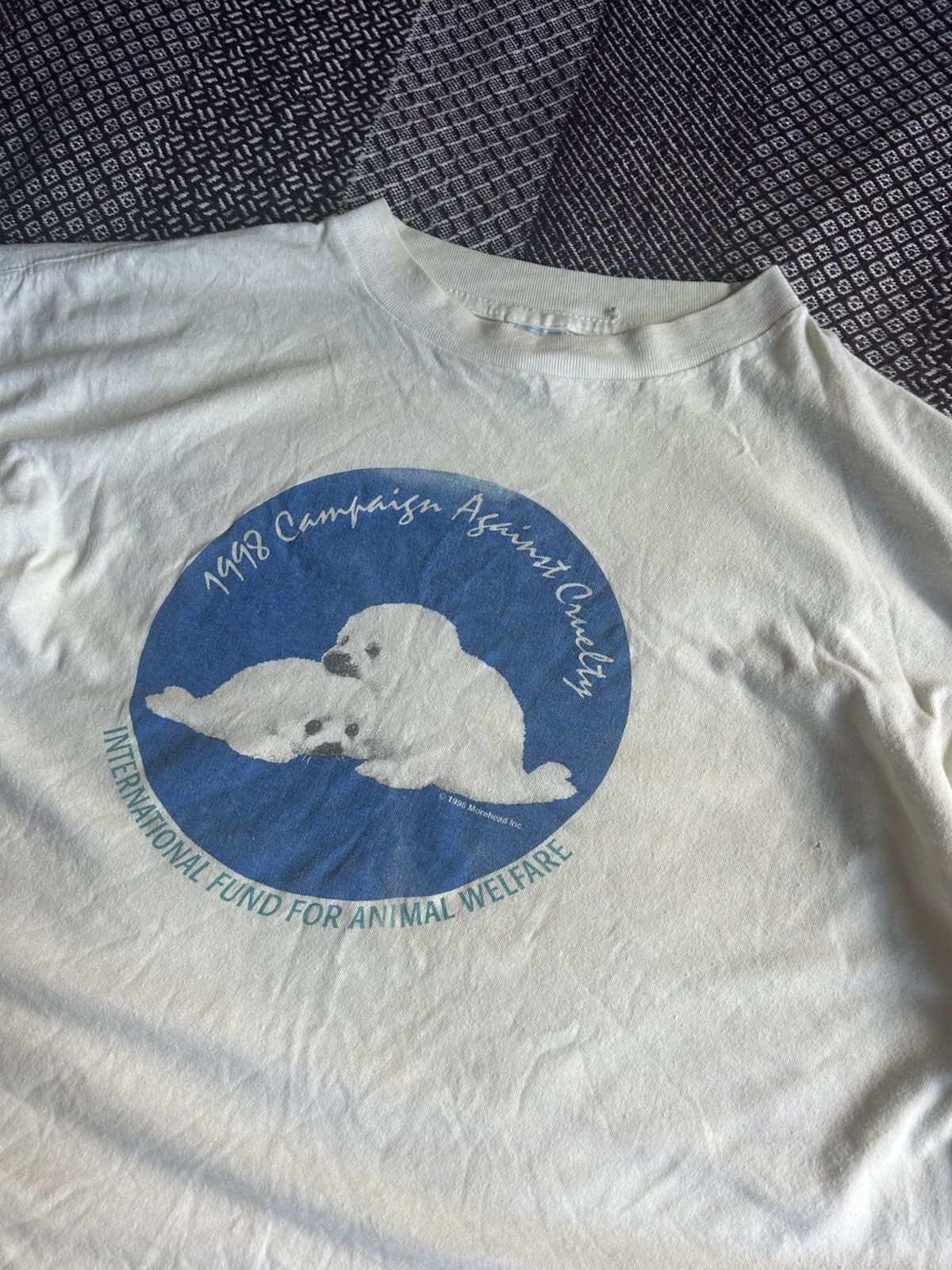 Vintage Vintage 80/90s Rare T-shirt 1998 MoreHead Thrashed Condition Size US XL / EU 56 / 4 - 3 Thumbnail