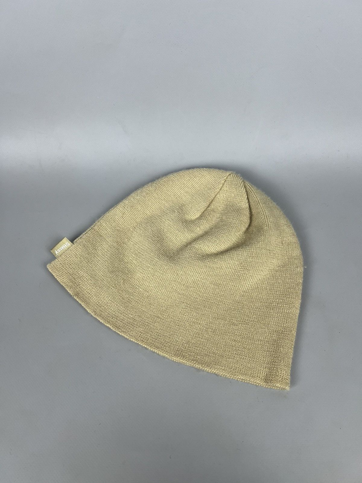 Stussy vintage beanie hat beige Y2K avantgarde