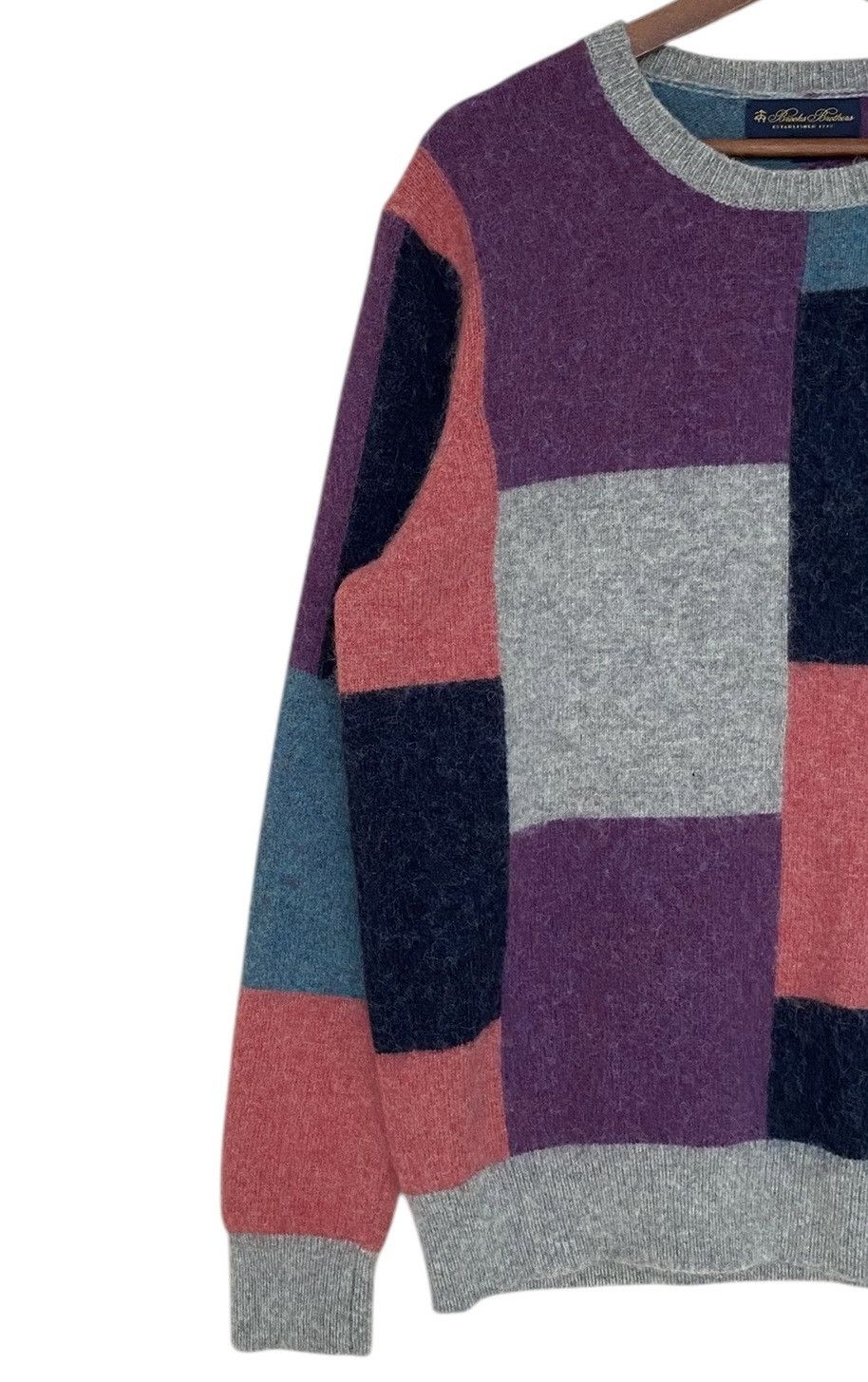 Brooks Brothers Vintage Brooks Brother Wool Sweater 1990s Size US L / EU 52-54 / 3 - 3 Thumbnail