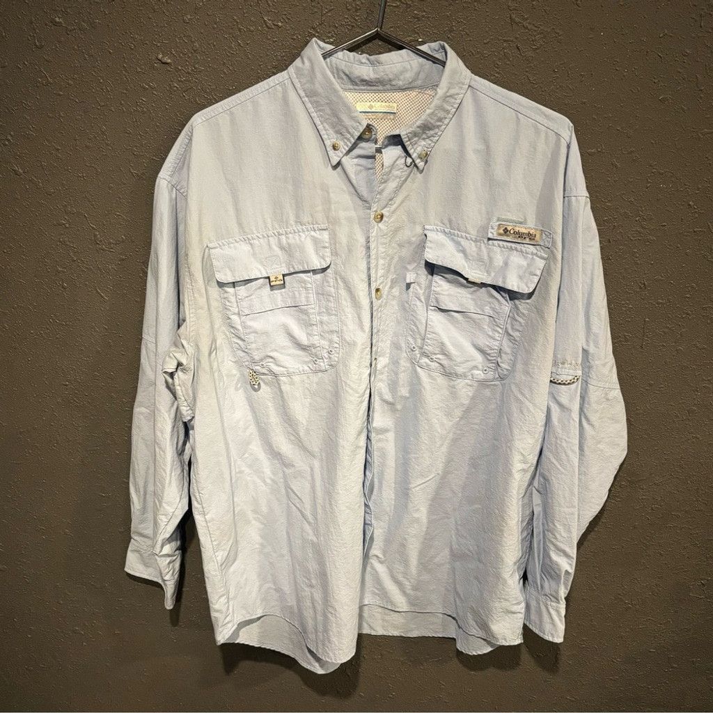 Columbia Men’s Columbia PFG Button Down Shirt Size US L / EU 52-54 / 3 - 1 Thumbnail