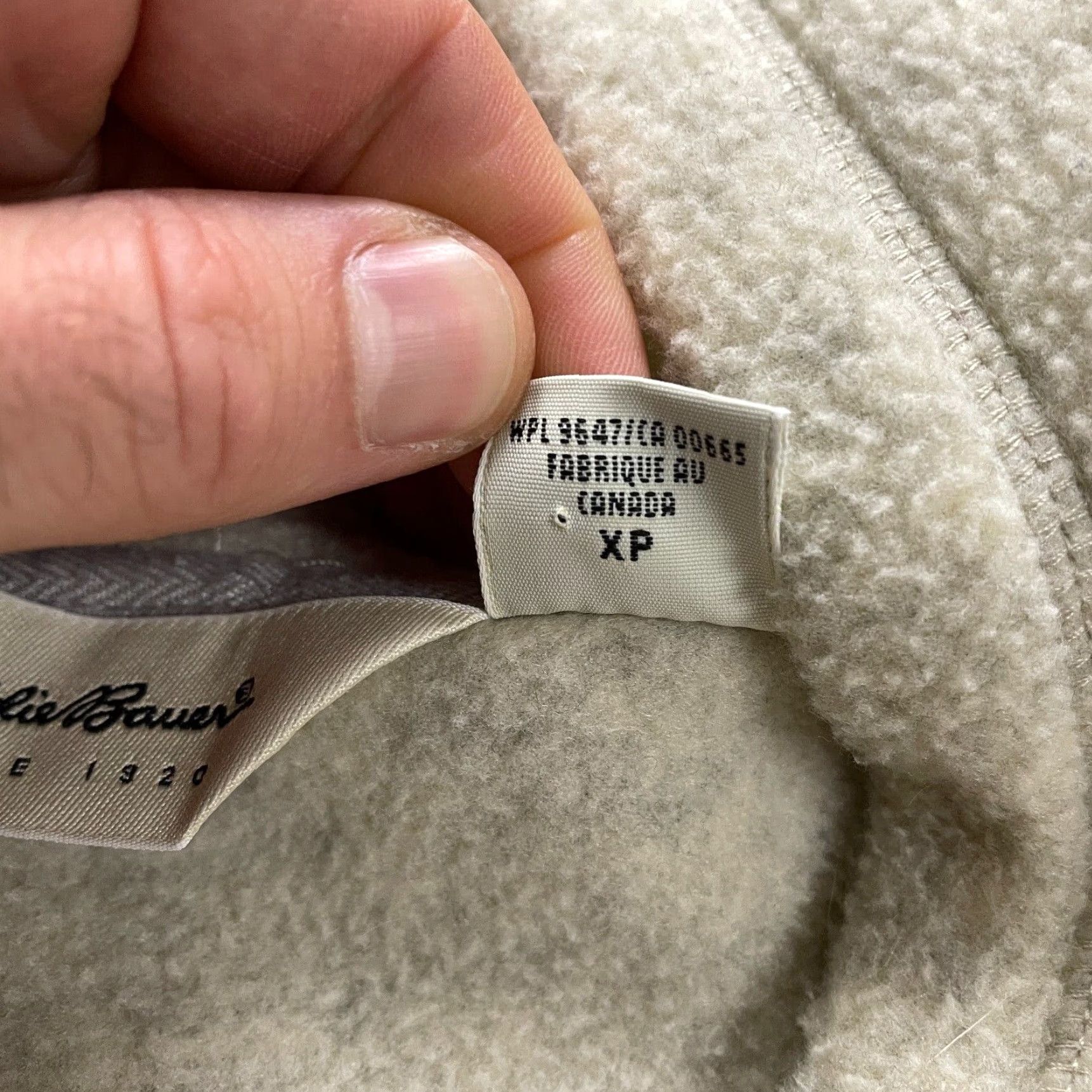 Eddie Bauer Eddie Bauer Jacket Women XS Beige 1/4 Snap Polartec Fleece Hoodie Outdoor Hiking Size XS / US 0-2 / IT 36-38 - 6 Thumbnail