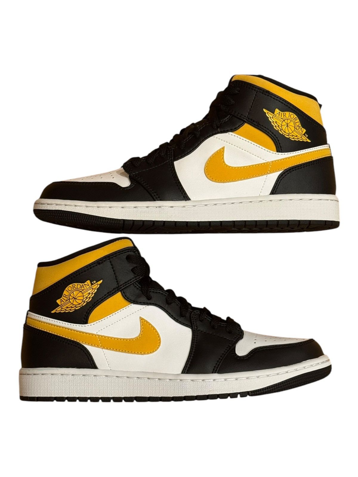 Jordan Brand × Nike Jordan 1 Mid ‘White Pollen Black’ Size US 9 / EU 42 - 1 Thumbnail