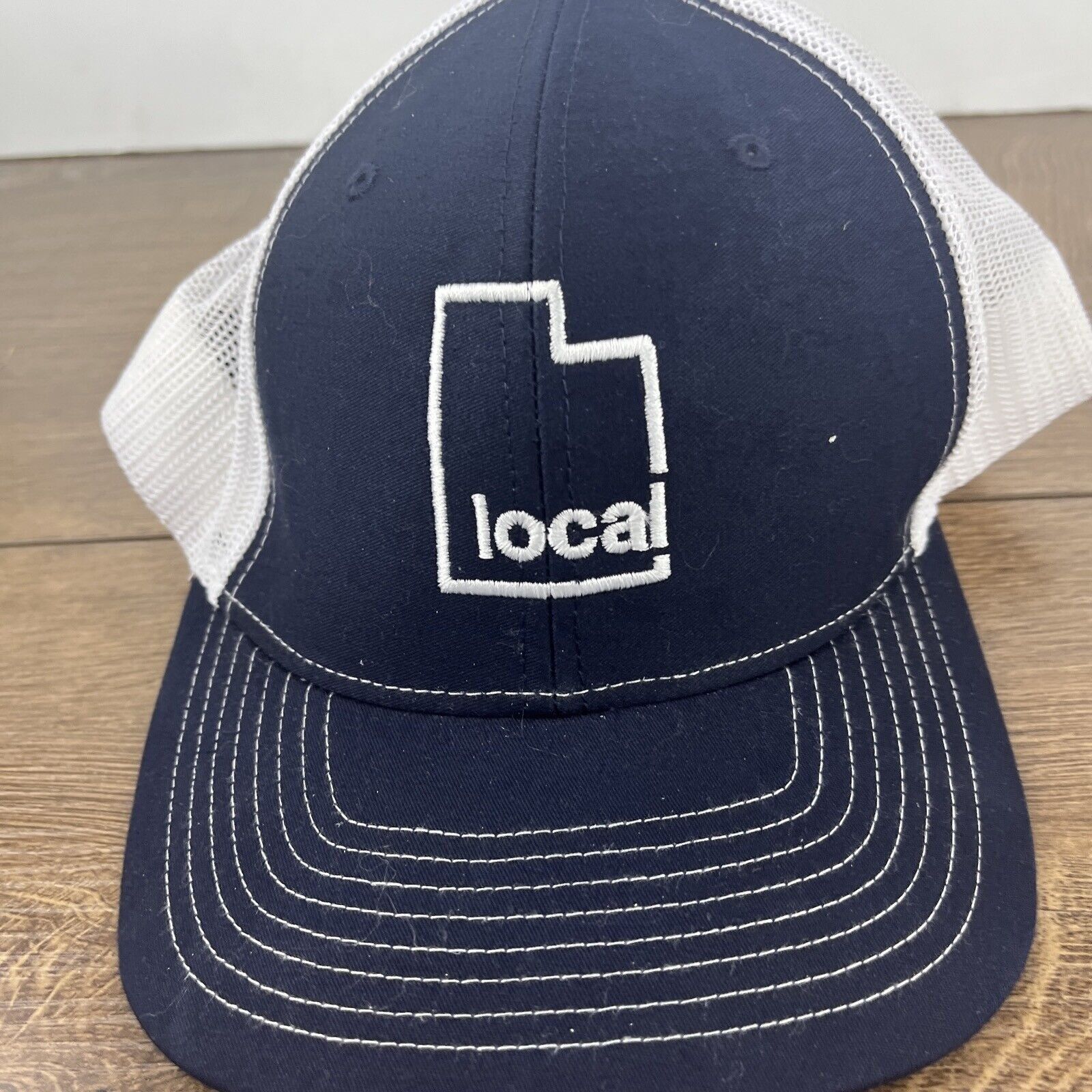 Other Local Snapback Hat Blue Hat Adjustable Adult Size Blue Hat C Size ONE SIZE - 6 Thumbnail
