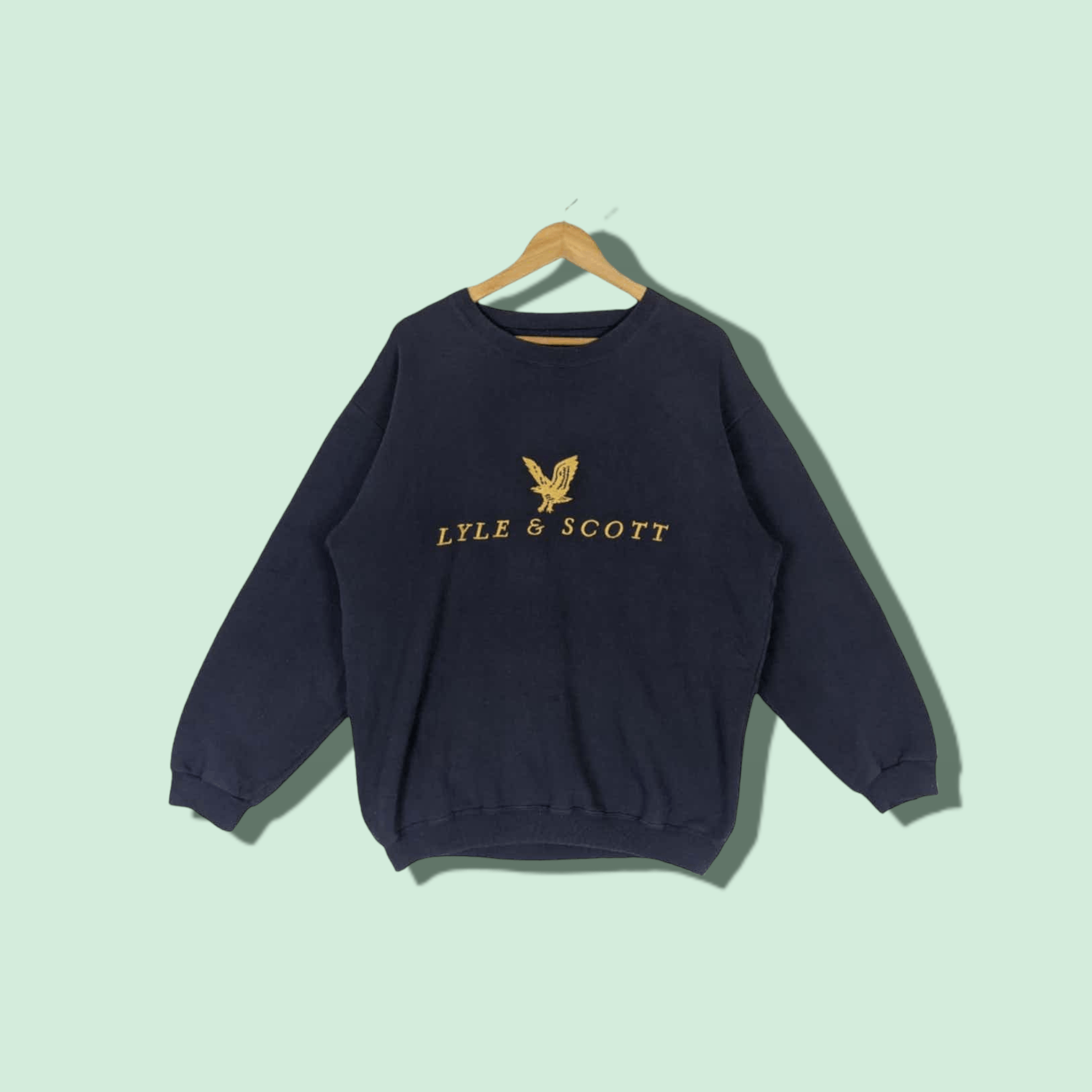 Lyle & Scott LYLE & SCOTT Big Logo Jumper Sweatshirt Size US XL / EU 56 / 4 - 1 Thumbnail
