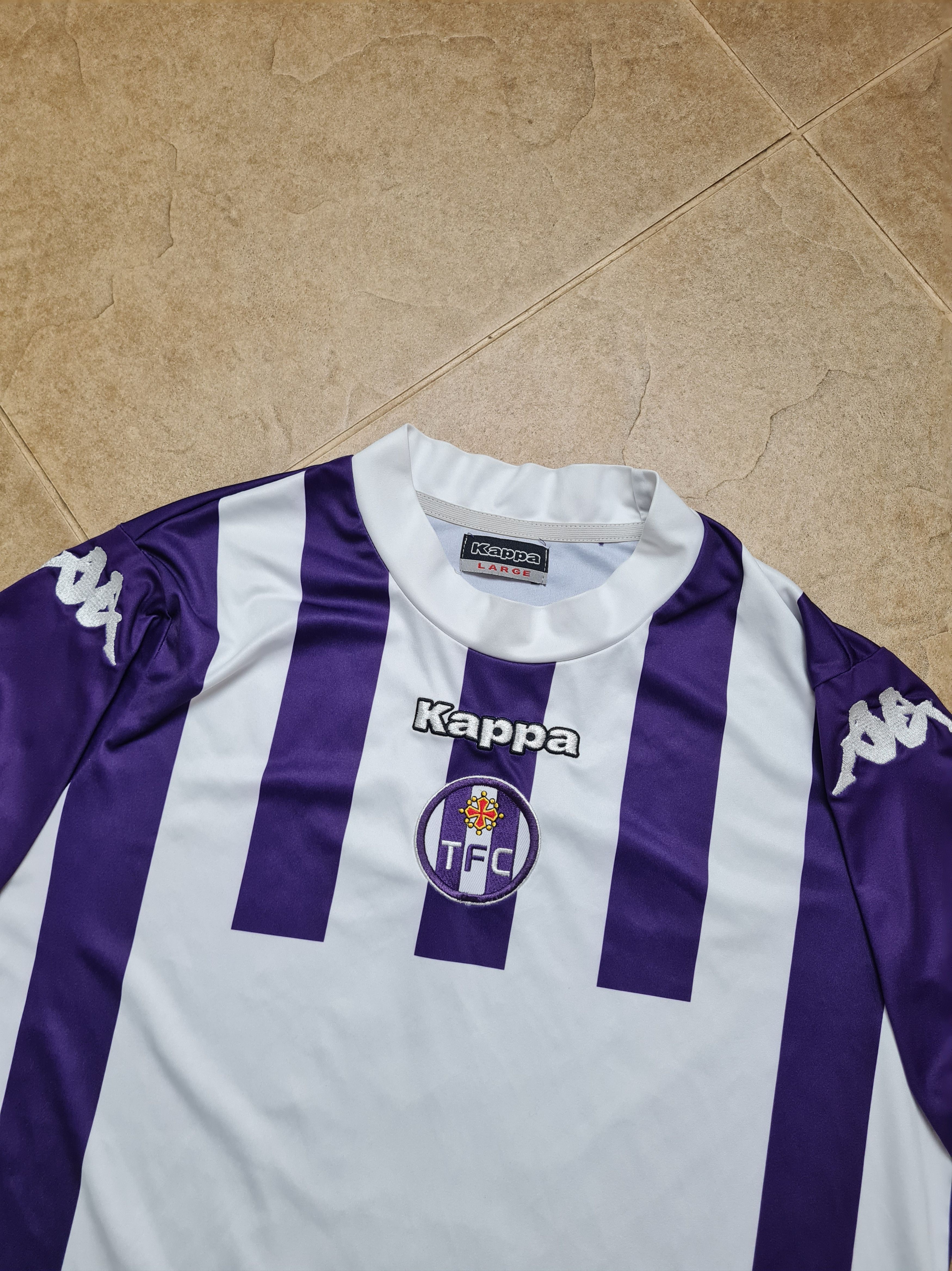 Kappa Football Jersey Maillot Toulouse Kappa #9 VintageTFC Soccer Size US L / EU 52-54 / 3 - 16 Thumbnail