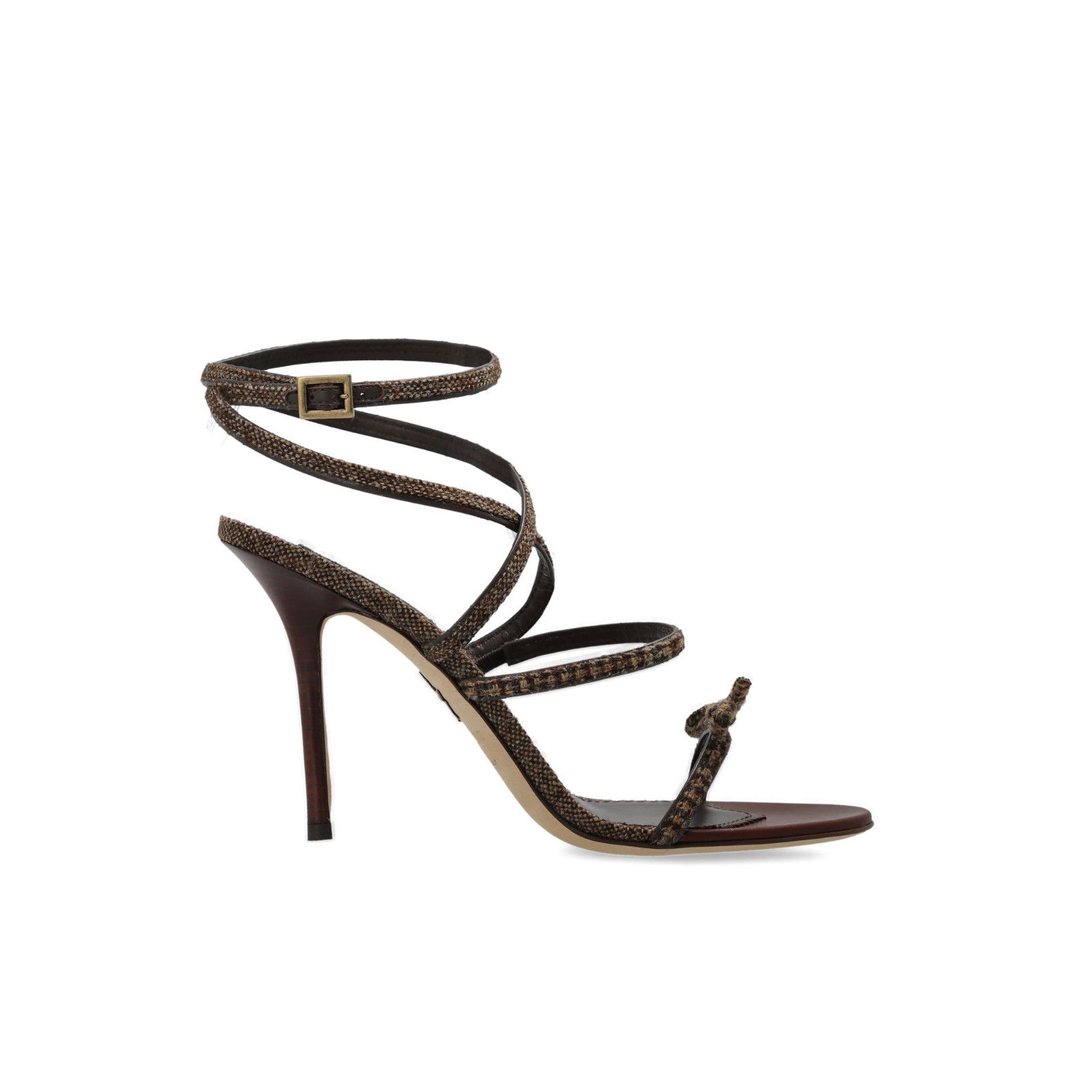 Dsquared2 DSQUARED2 Brown 110mm Sandals New & Authentic (Women's size: Size US 9 / IT 39 - 1 Thumbnail