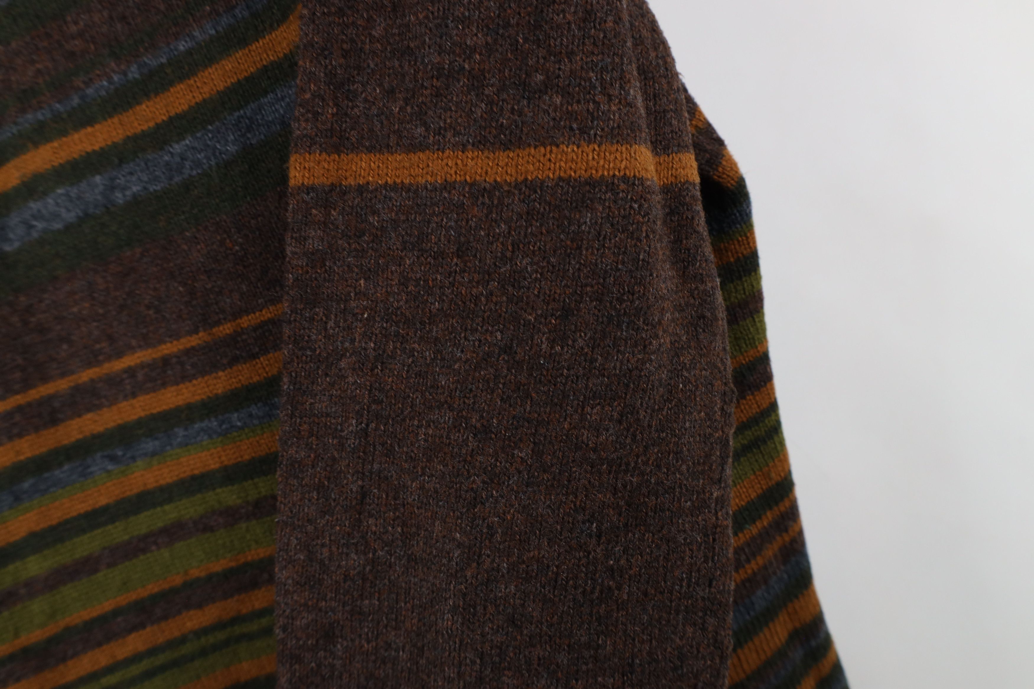 Vintage Vintage 90s Streetwear Wool Blend Knit Mock Neck Sweater Size M / US 6-8 / IT 42-44 - 5 Thumbnail