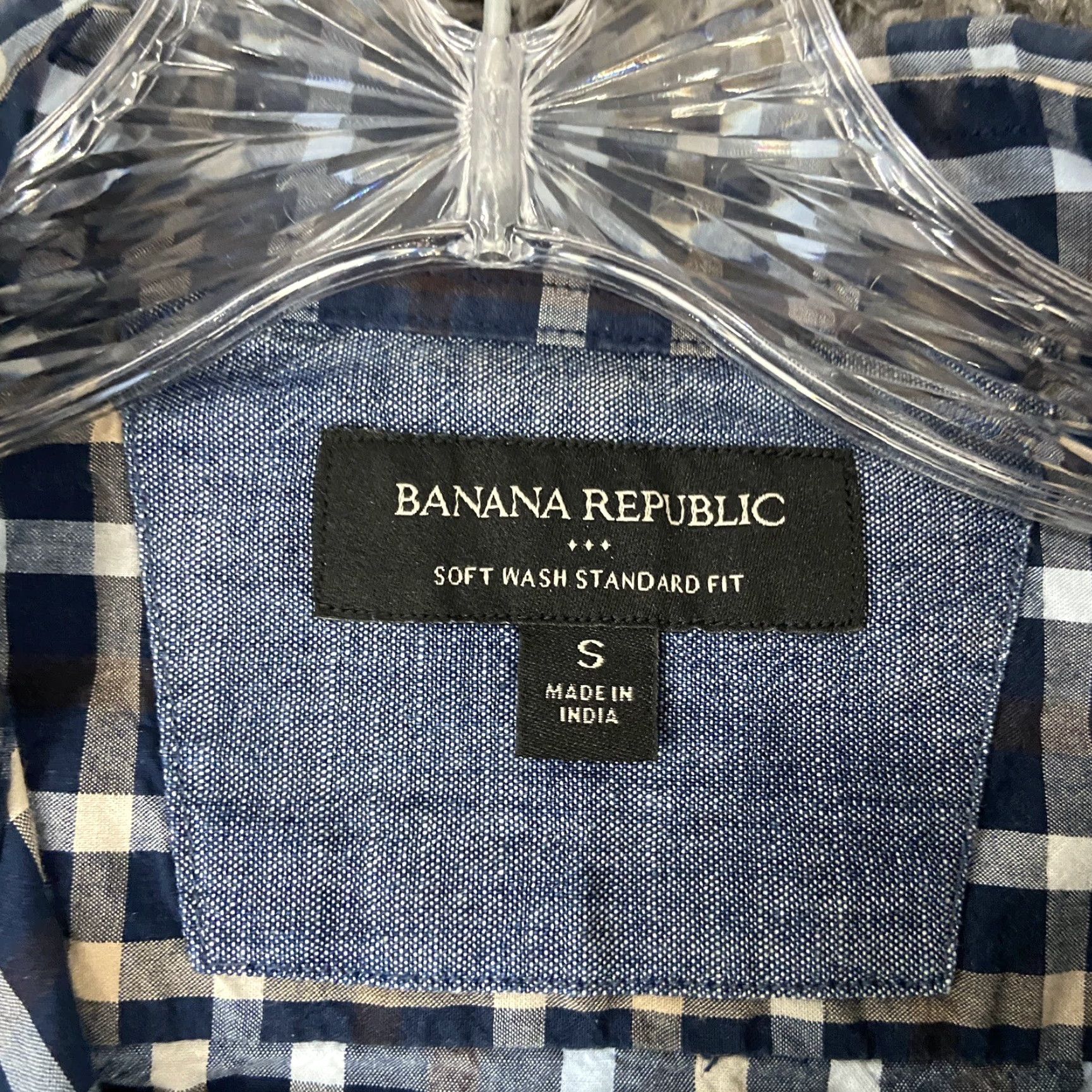 Banana Republic Banana Republic Button-Up Shirt Plaid Long Sleeve Men’s S Multicolor Blue Plaid Shirt Size US S / EU 44-46 / 1 - 6 Thumbnail