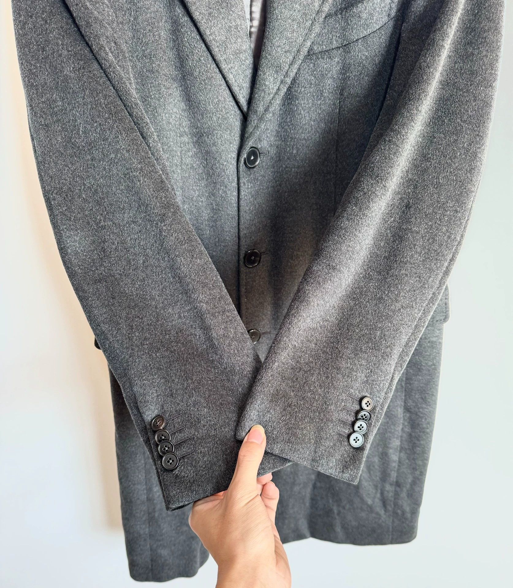 Ermenegildo Zegna Zegna 100% Mulberry Silk Coat Jacket 44 98% New Size US S / EU 44-46 / 1 - 2 Thumbnail