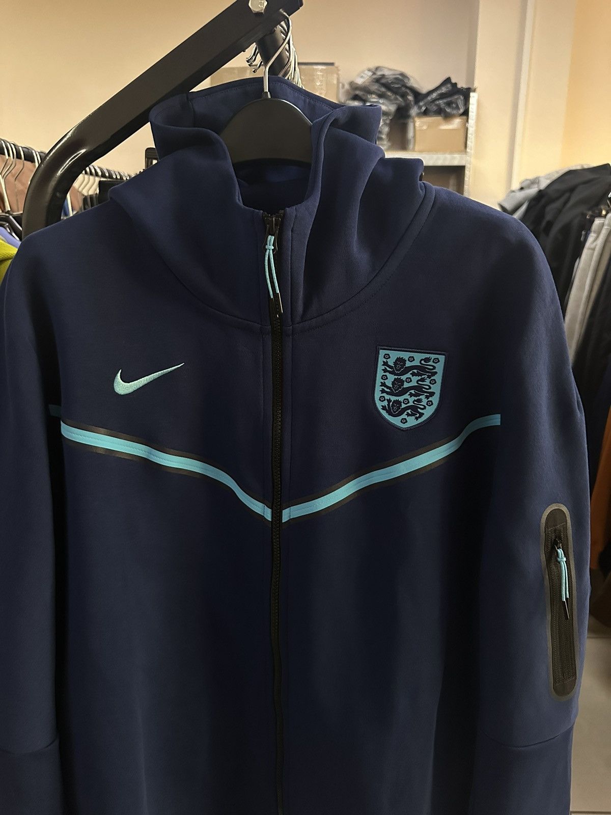 Nike Nike tech fleece zip hoodie Soccer England size XXL Size US XXL / EU 58 / 5 - 3 Thumbnail