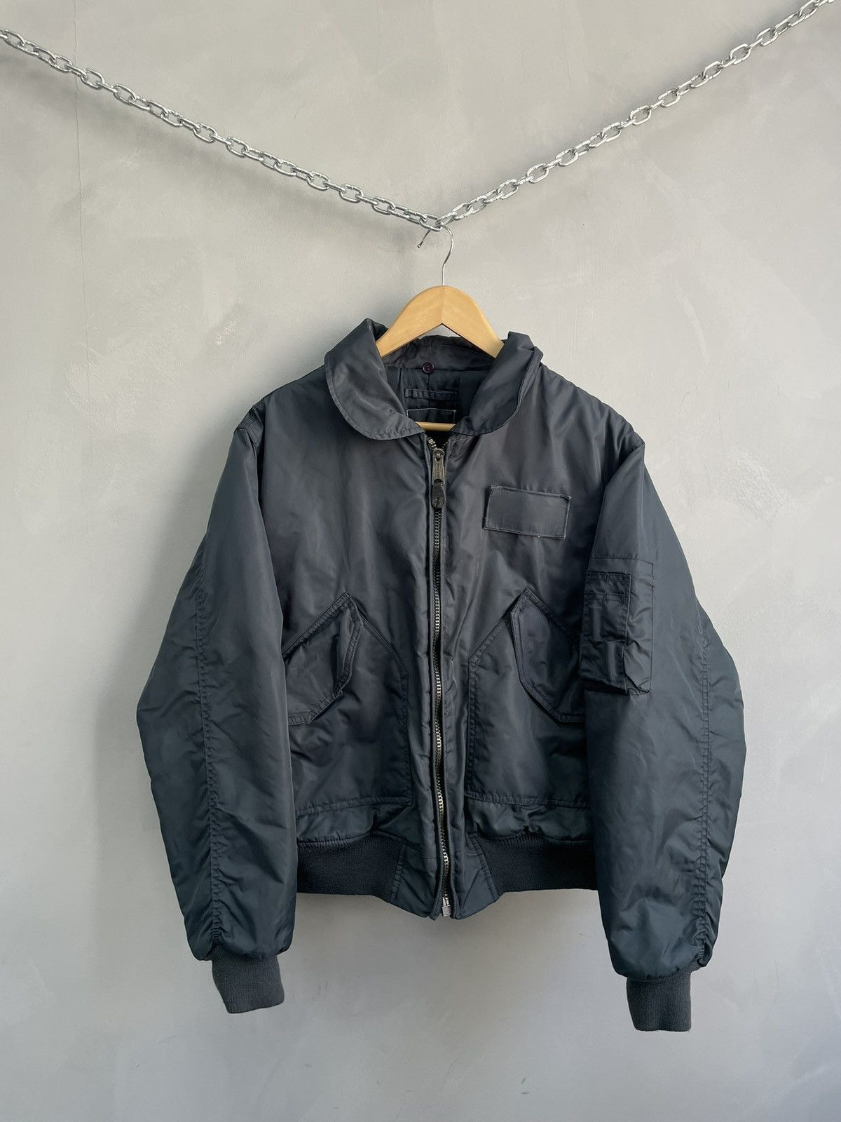 Alpha Industries Rare CWU Alpha Industries ma-1 bomber jacket y2k Size US M / EU 48-50 / 2 - 2 Thumbnail