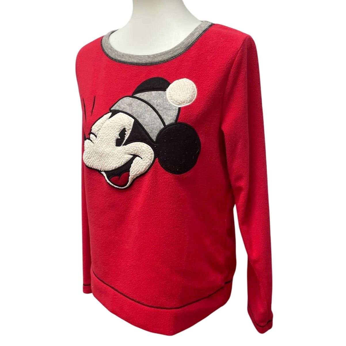 Disney Disney Womens Medium Mickey Mouse Long Sleeve Fleece Top Size M / US 6-8 / IT 42-44 - 1 Thumbnail