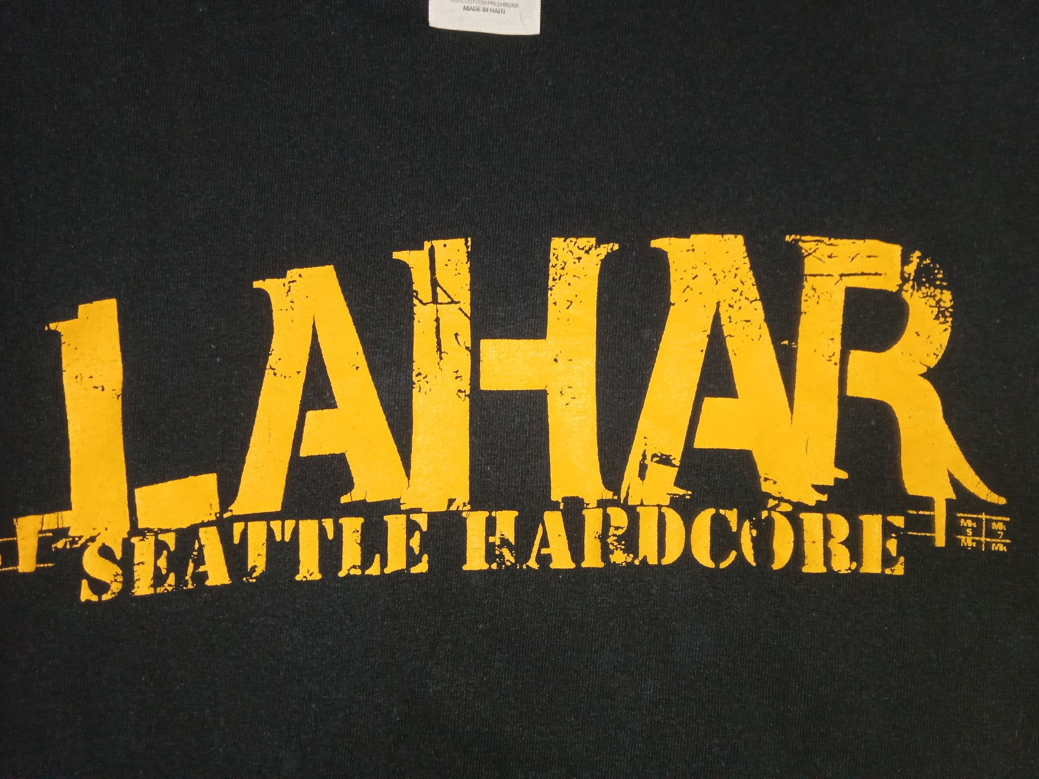 Band Tees × Vintage Vintage 2000s LAHAR Seattle Hardcore T-Shirt Y2K Size US M / EU 48-50 / 2 - 3 Thumbnail