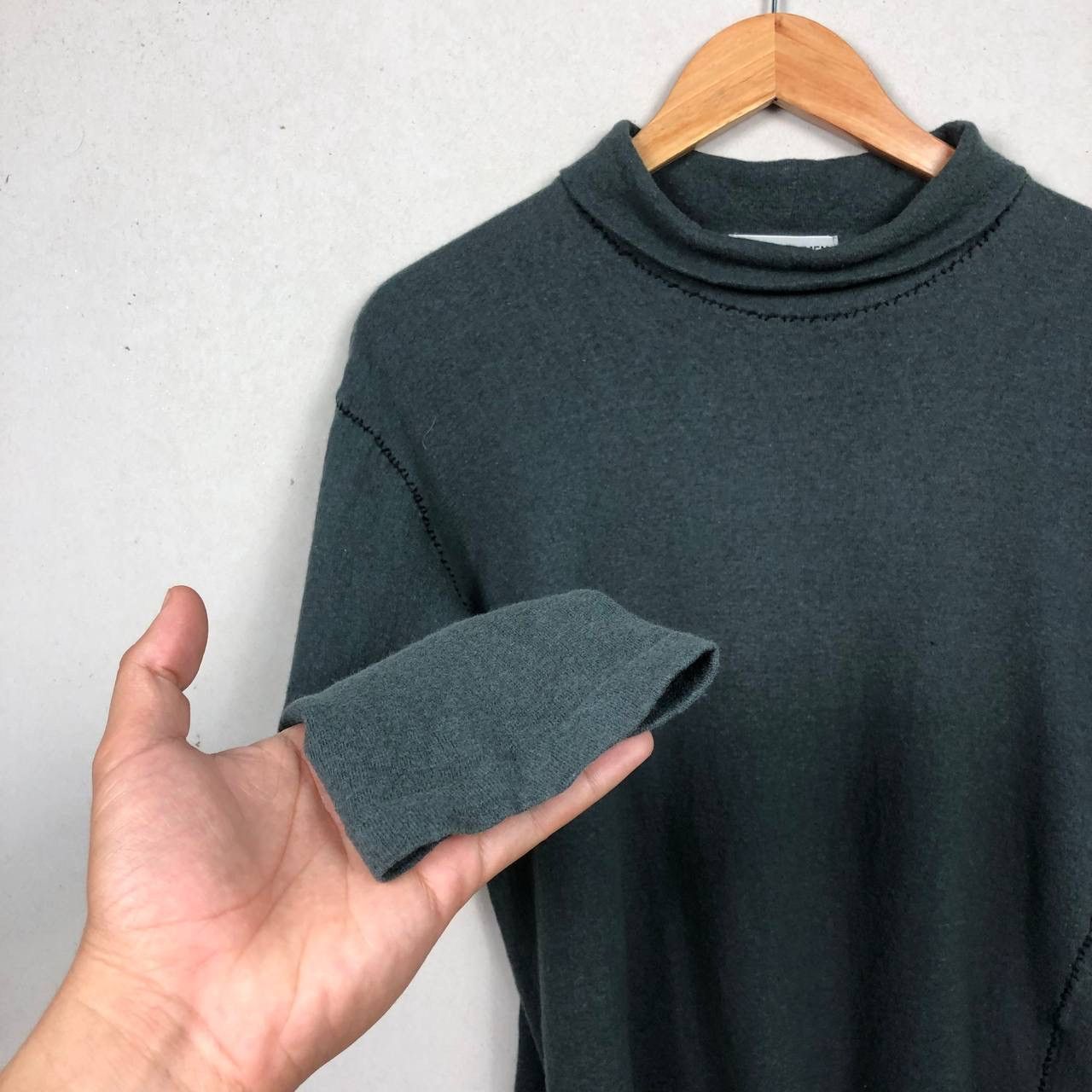 Issey Miyake Vintage Issey Miyake Men Tshirt Turtleneck Size US M / EU 48-50 / 2 - 8 Thumbnail