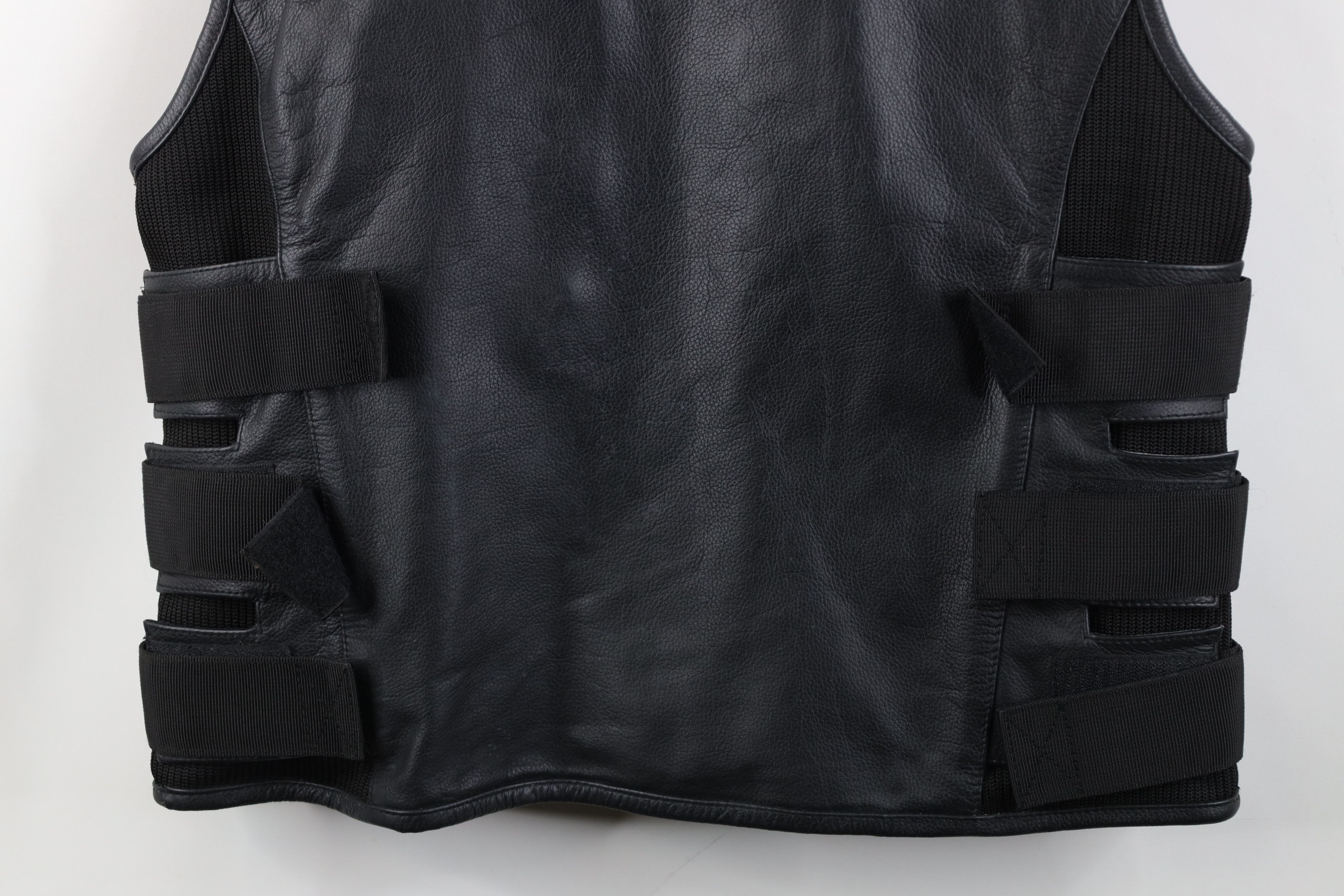 Vintage Vintage Y2K Streetwear Tactical Motorcycle Vest Jacket Size US M / EU 48-50 / 2 - 15 Thumbnail