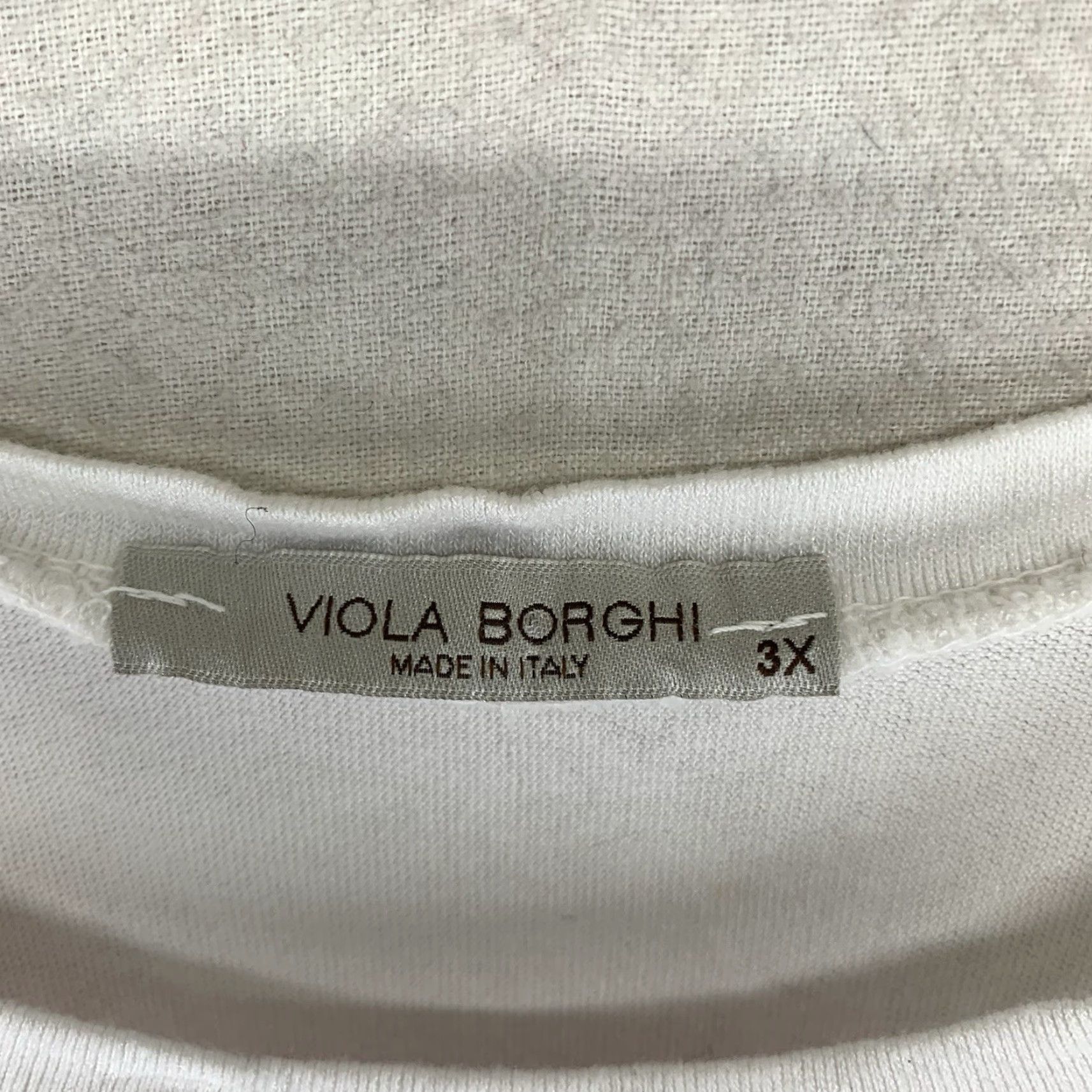 Vintage VINTAGE Viola Borghi Italian Linen Floral Blouse Women Plus Size 3X Casual Bohemian Summer Lightweight Size XXL / US 16-18 / IT 52-54 - 2 Thumbnail