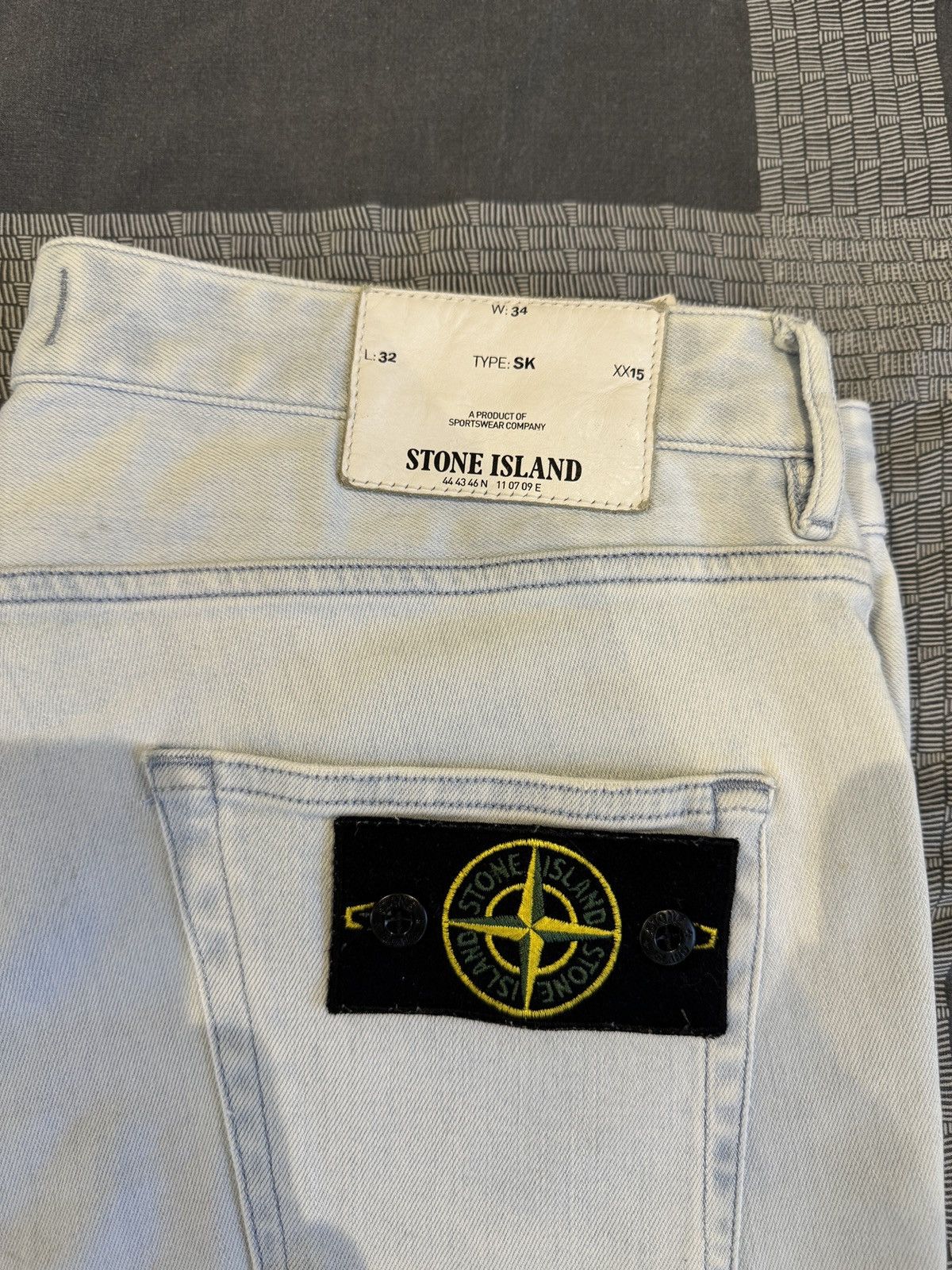 Stone Island Stone Island Light Washed Jeans Size US 34 / EU 50 - 2 Thumbnail