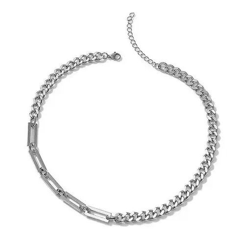 Designer × Jewelry Titanium Steel Link Chain Necklace for Men Women Size ONE SIZE - 4 Thumbnail