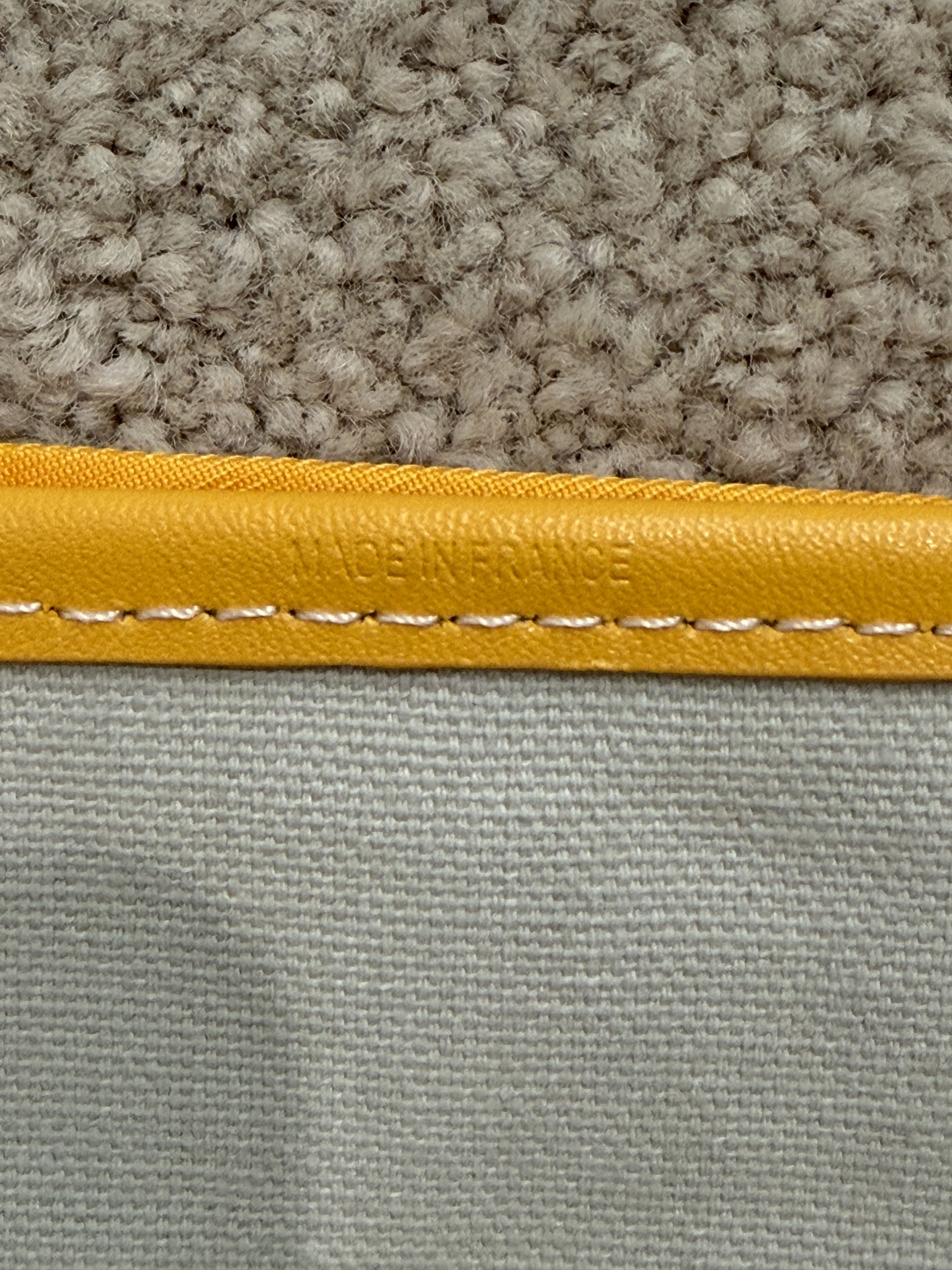 Other Large Yellow Open Patterned Tote Bag w/ Pouch Size ONE SIZE - 4 Thumbnail