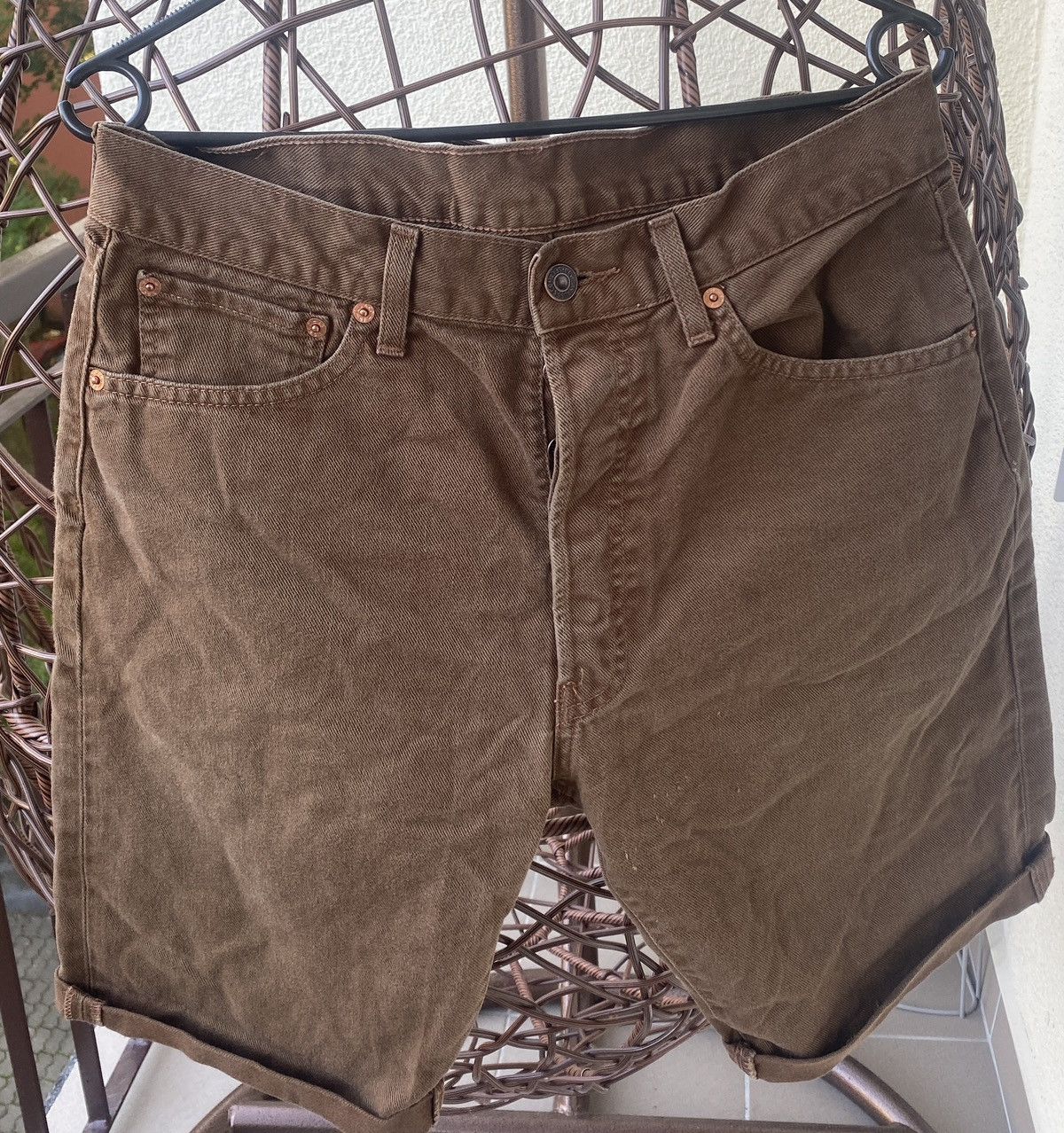 Levi's Vintage Clothing Vintage levis strauss white tab shorts 90s Size US 31 - 1 Thumbnail