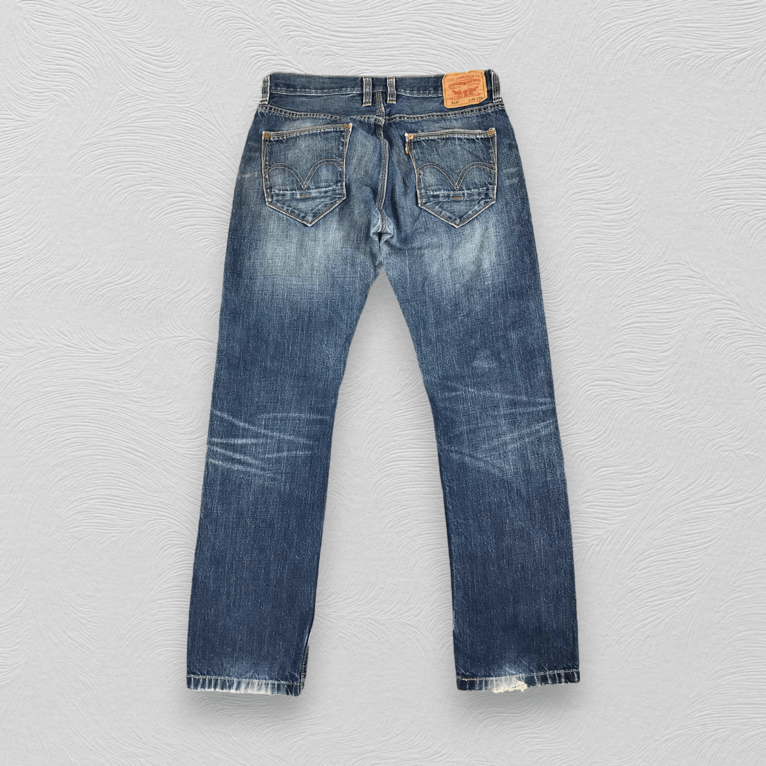 Levi's Vintage Levi's 514 Jeans Faded Blue Denim KJ241 Size US 34 / EU 50 - 2 Thumbnail