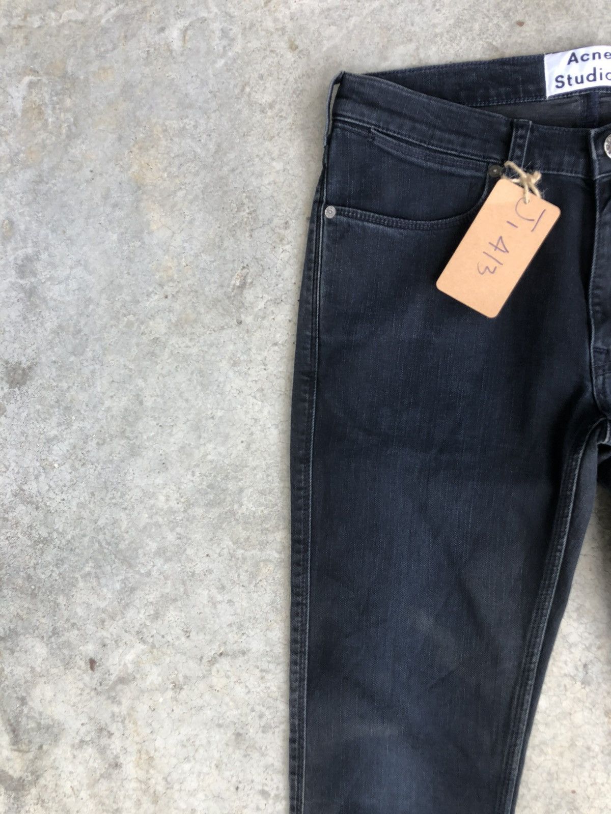 Acne Studios Acne Studios Skinny Jeans Distressed Stretch Size US 29 - 4 Thumbnail