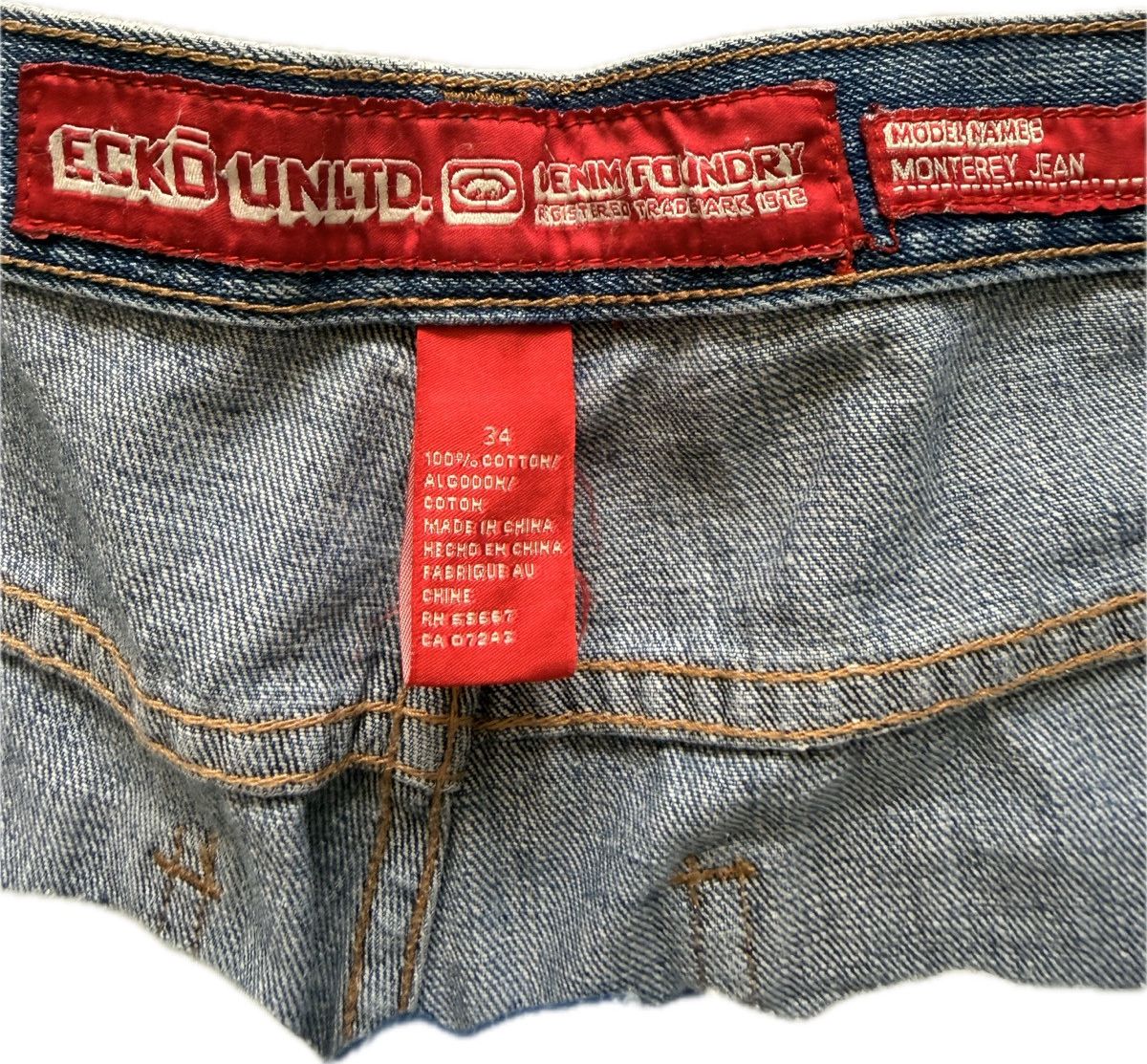 Ecko Unltd. Ecko Unltd Reggae-Inspired Jeans Size US 34 / EU 50 - 13 Thumbnail