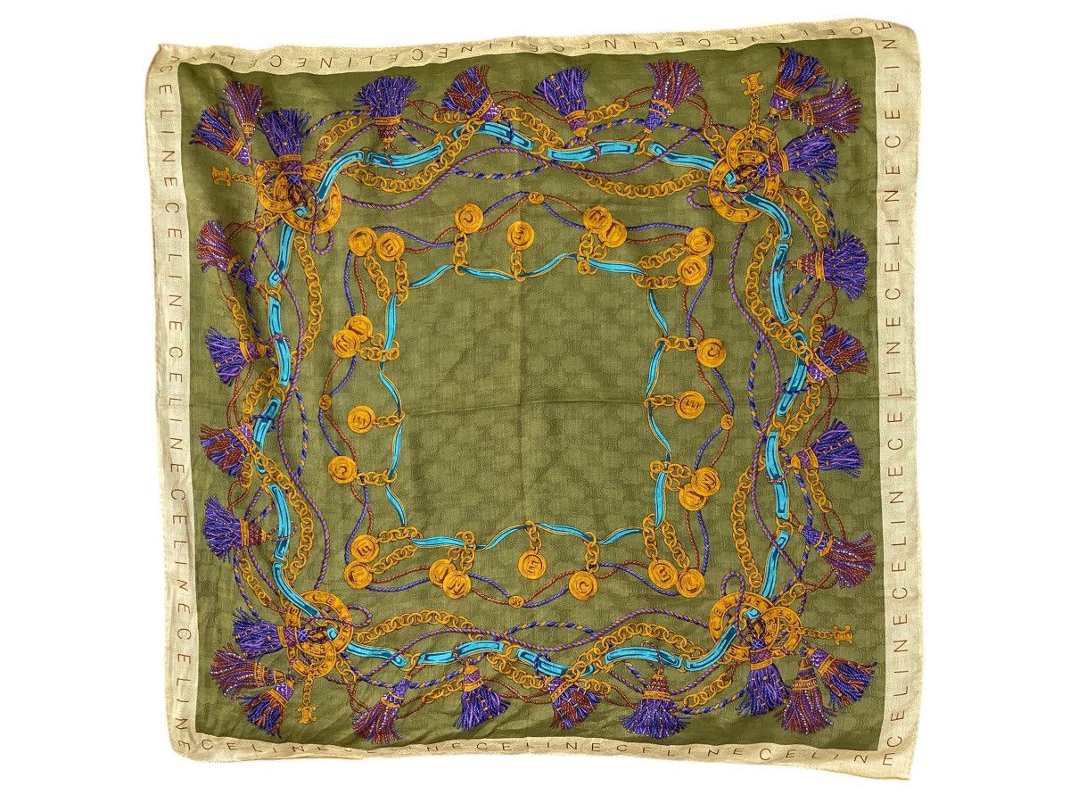 Celine × Vintage Vintage celine handkerchief/headband/bandana Size ONE SIZE - 4 Thumbnail