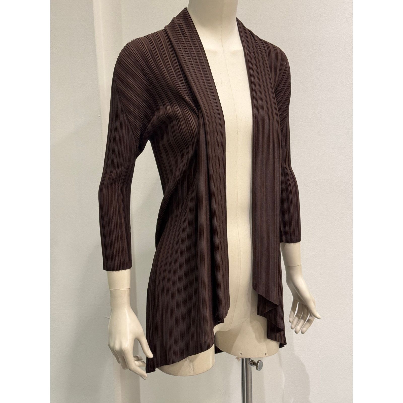 Issey Miyake 2000s Issey Miyake “Pleats Please” cardigan Size XS / US 0-2 / IT 36-38 - 3 Thumbnail