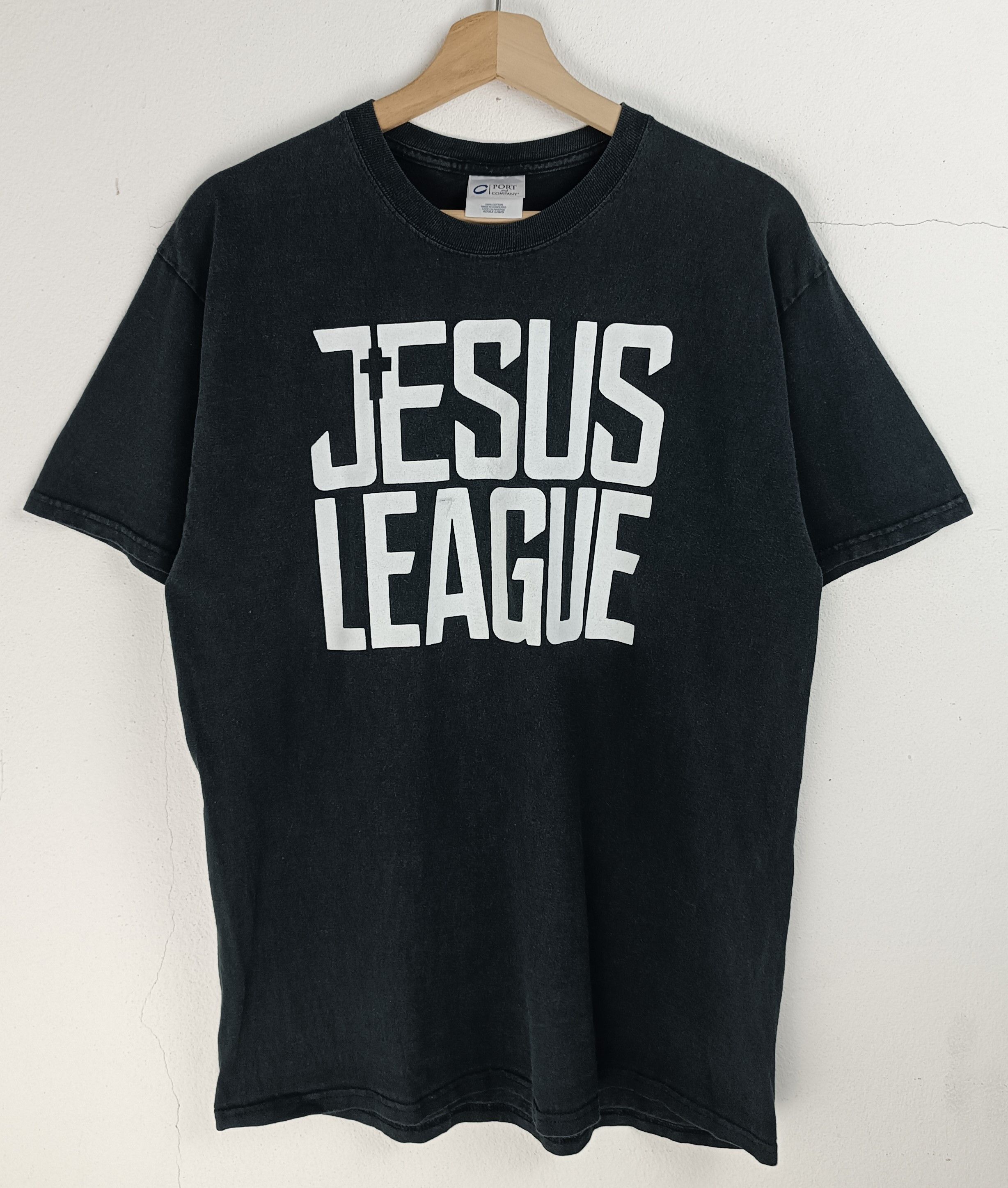 Vintage VINTAGE 2000s JESUS LEAGUE MICAH 6:8 KANYE BIBLE HELLSTAR Ts Size US M / EU 48-50 / 2 - 3 Thumbnail