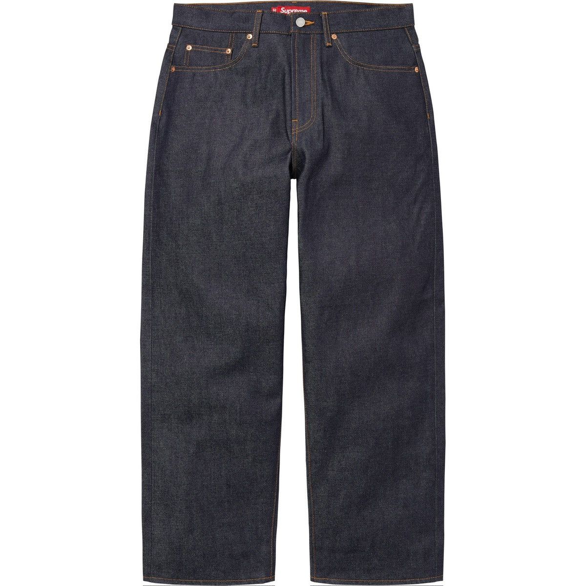 Supreme Supreme RIGID BAGGY SELVEDGE JEAN Size 34 in Rigid Indigo 