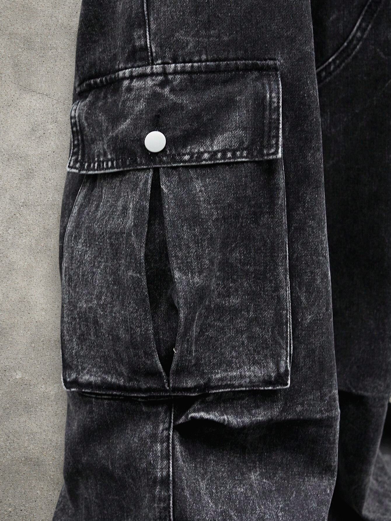 Japanese Brand Opium goth cargo jeans Size US 32 / EU 48 - 4 Thumbnail