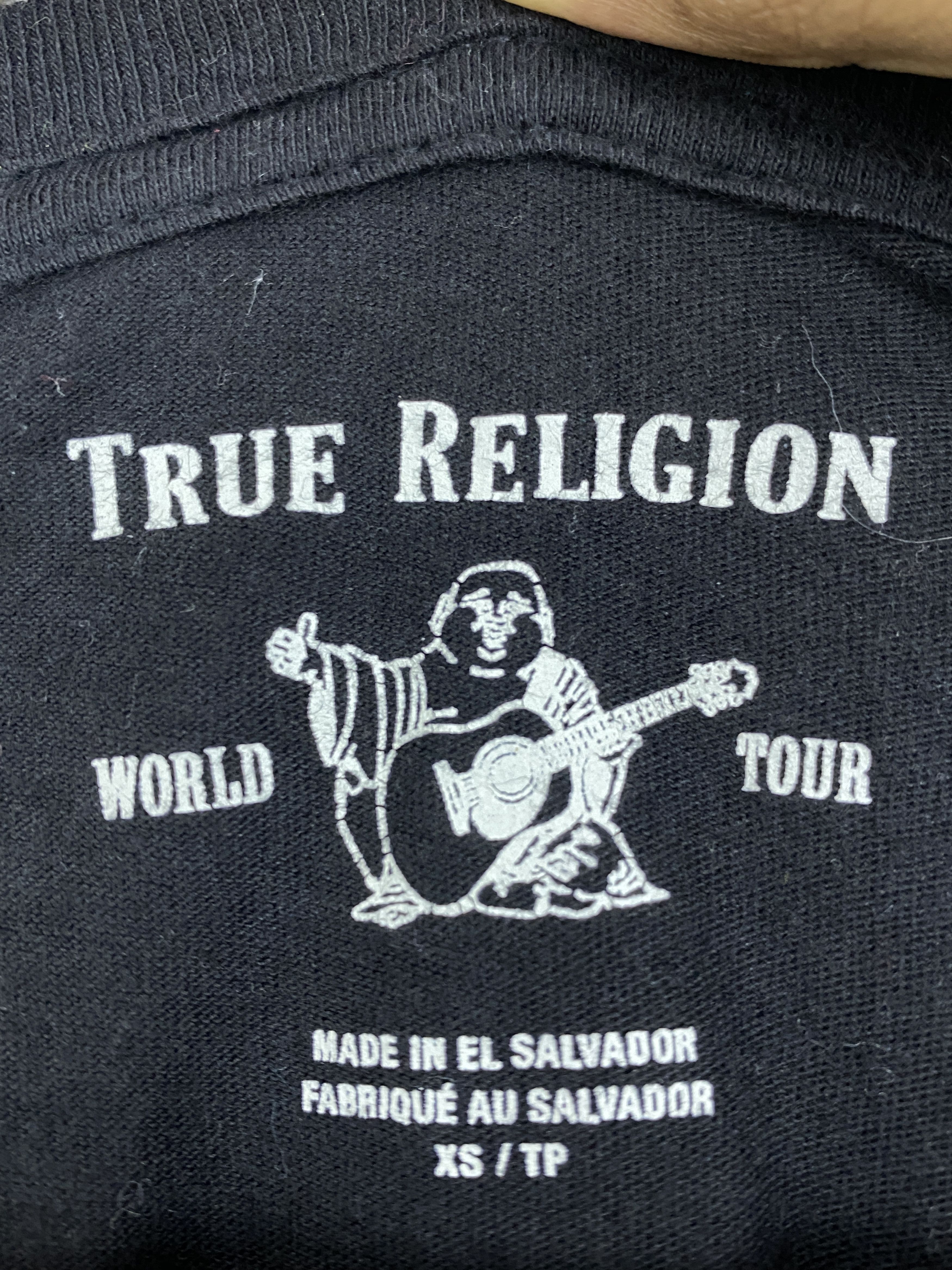 True Religion × Vintage Vintage True Religion World Tour Printed Tee TA0682 Size US XS / EU 42 / 0 - 6 Thumbnail