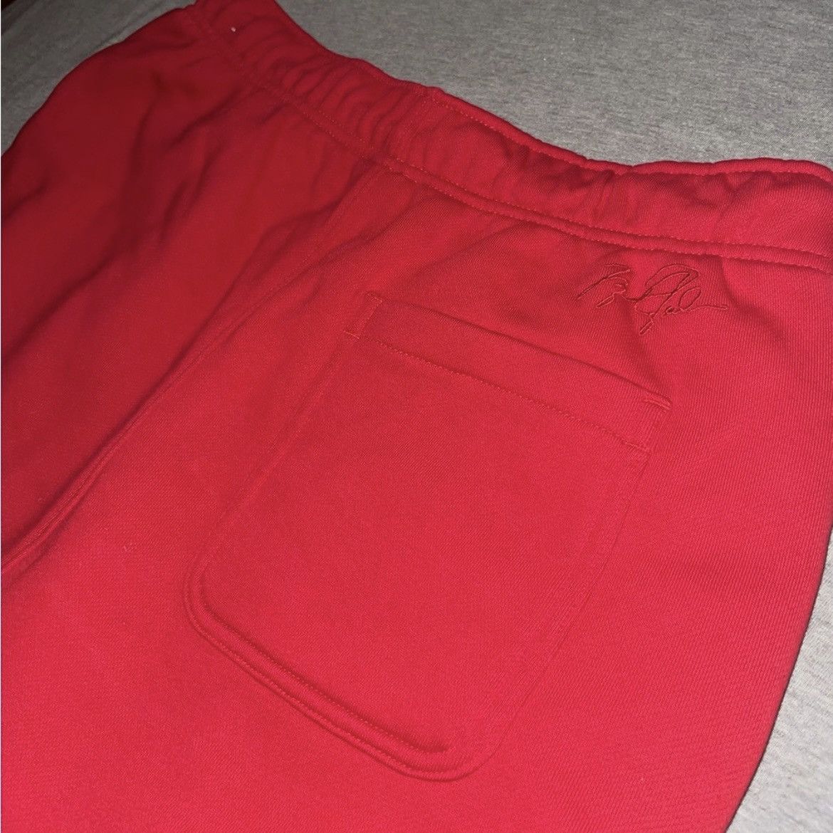 Jordan Brand Nike Air Jordan Essential Fleece Men's Jogger Sweats (Red) Size US 38 / EU 54 - 5 Thumbnail