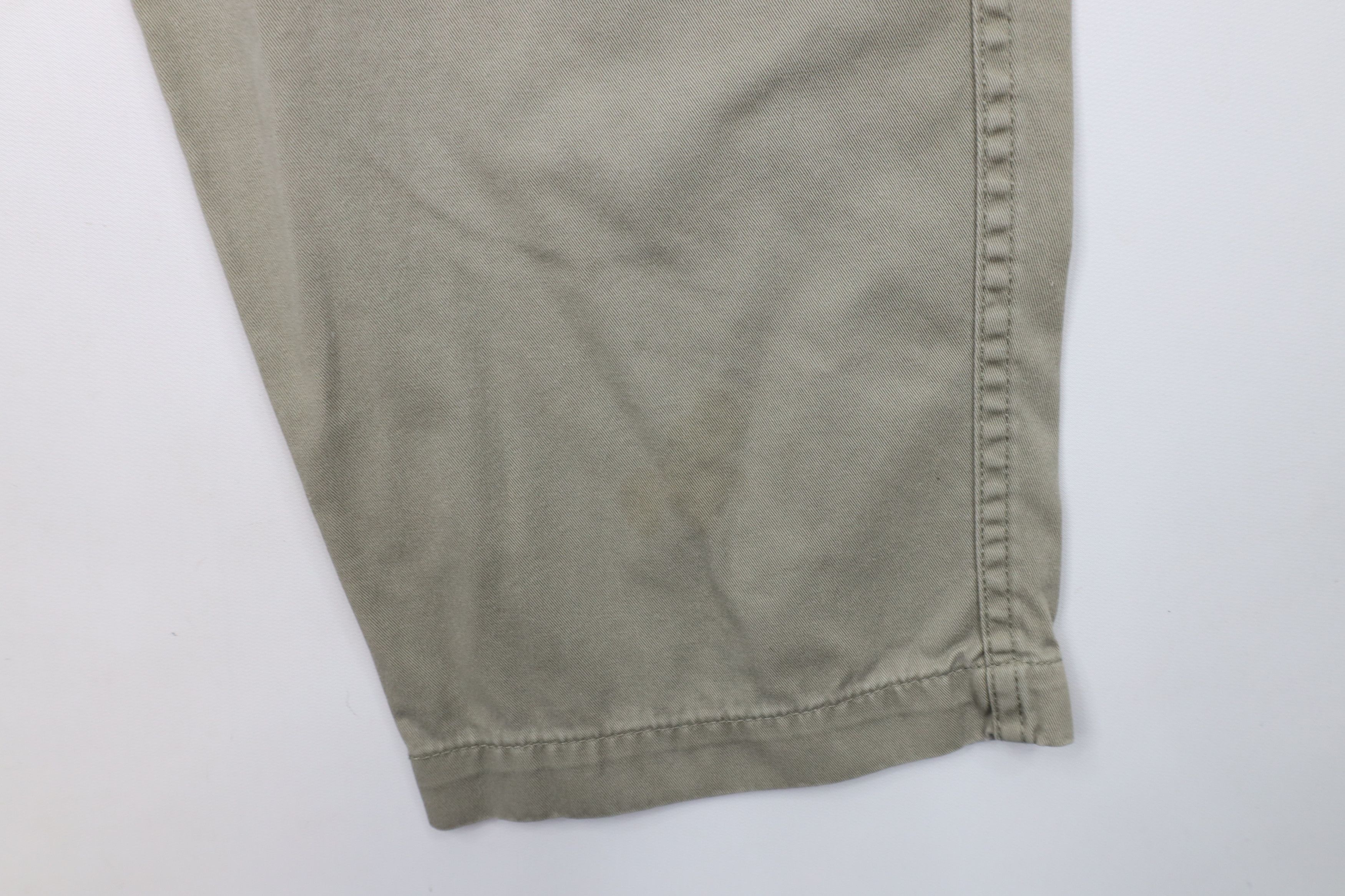 Vintage Vintage 90s Y2K Streetwear Baggy Wide Leg Cargo Pants Green Size US 30 / EU 46 - 5 Thumbnail